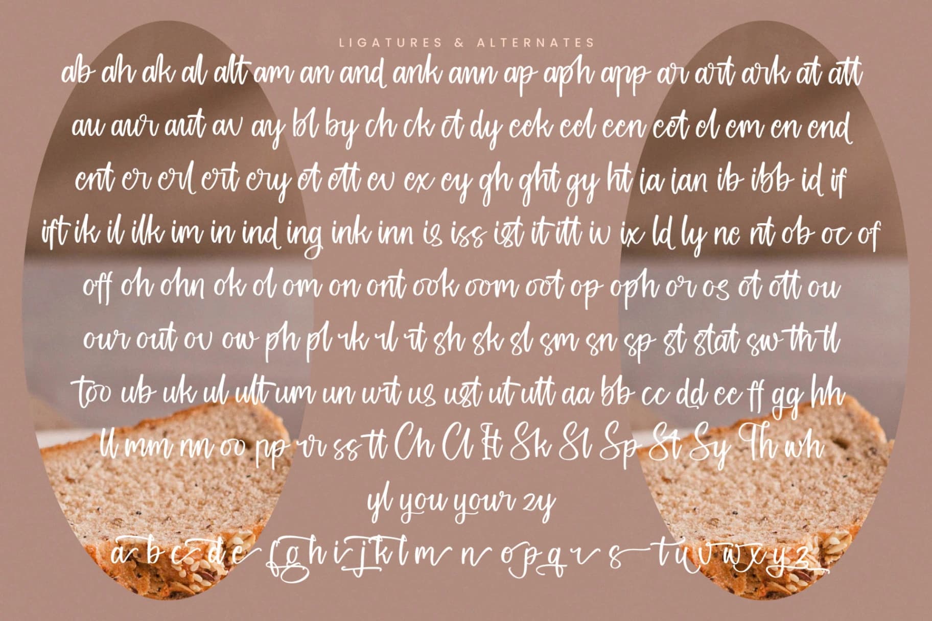 Preview 18 for Nostalgic Frames - Handwritten Script Font