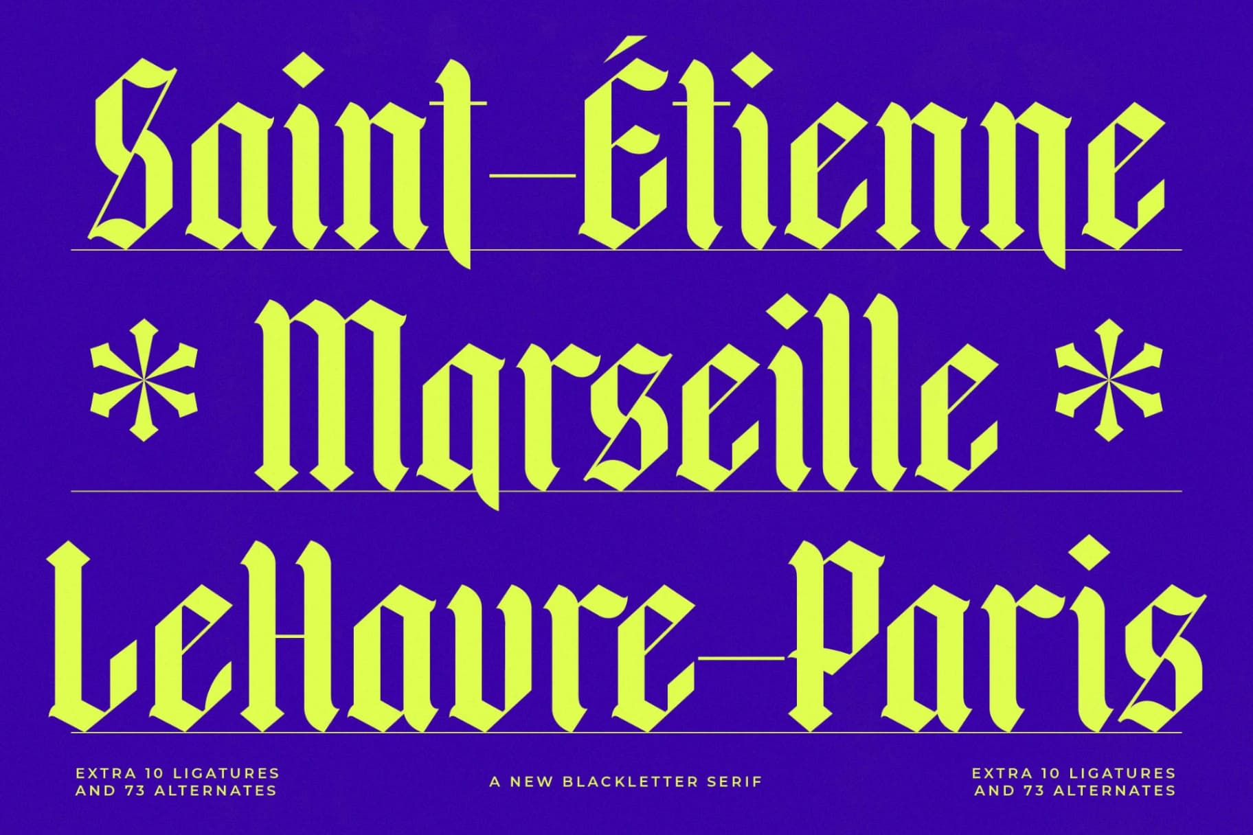 Preview 6 for Midnights Kings - New Blackletter Serif