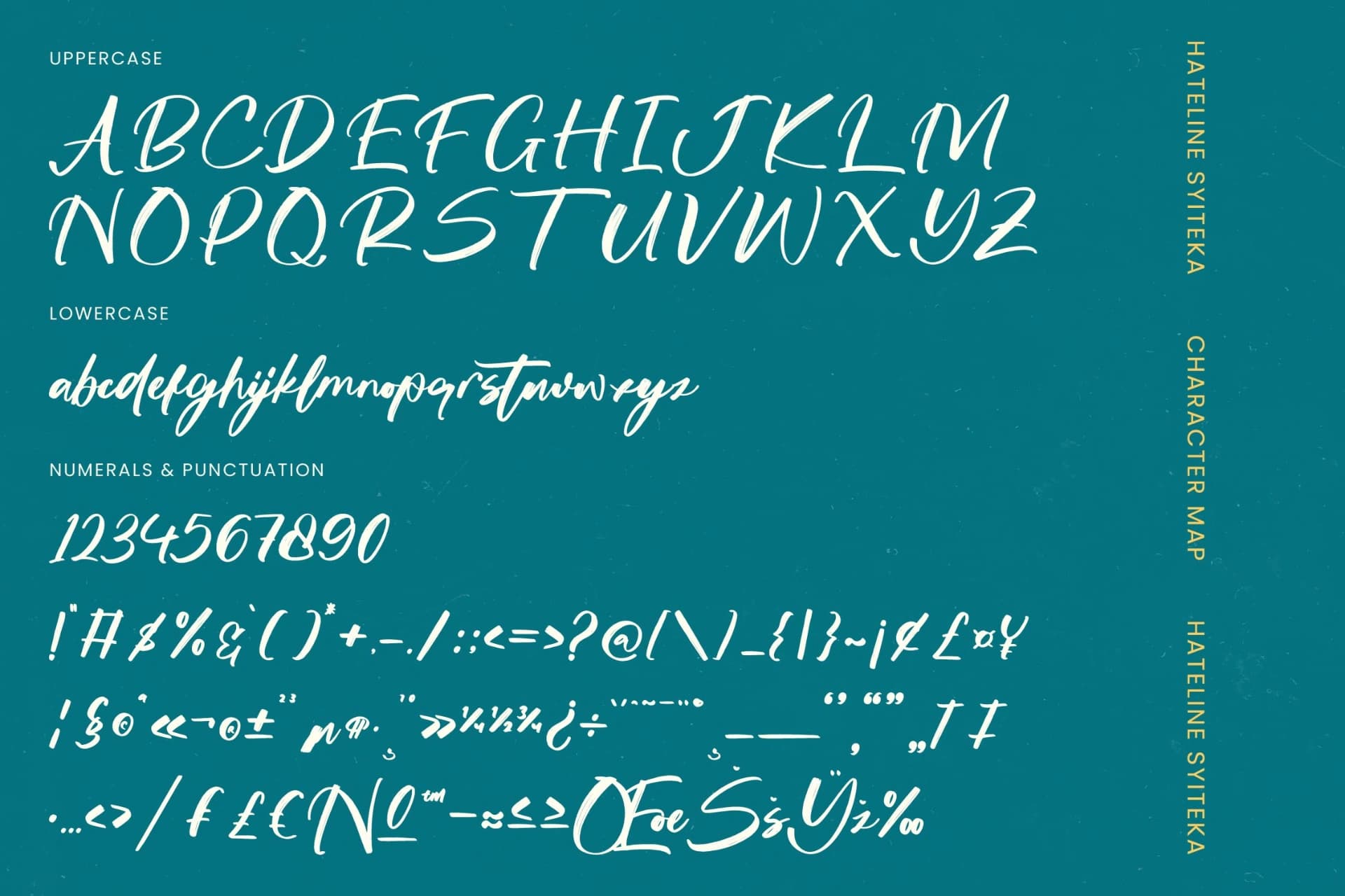 Preview 18 for Hateline Syiteka - Modern Brush Font