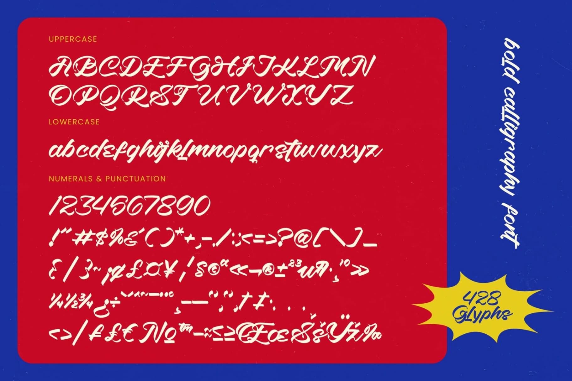 Preview 18 for Shading Flash - Bold Calligraphy Font