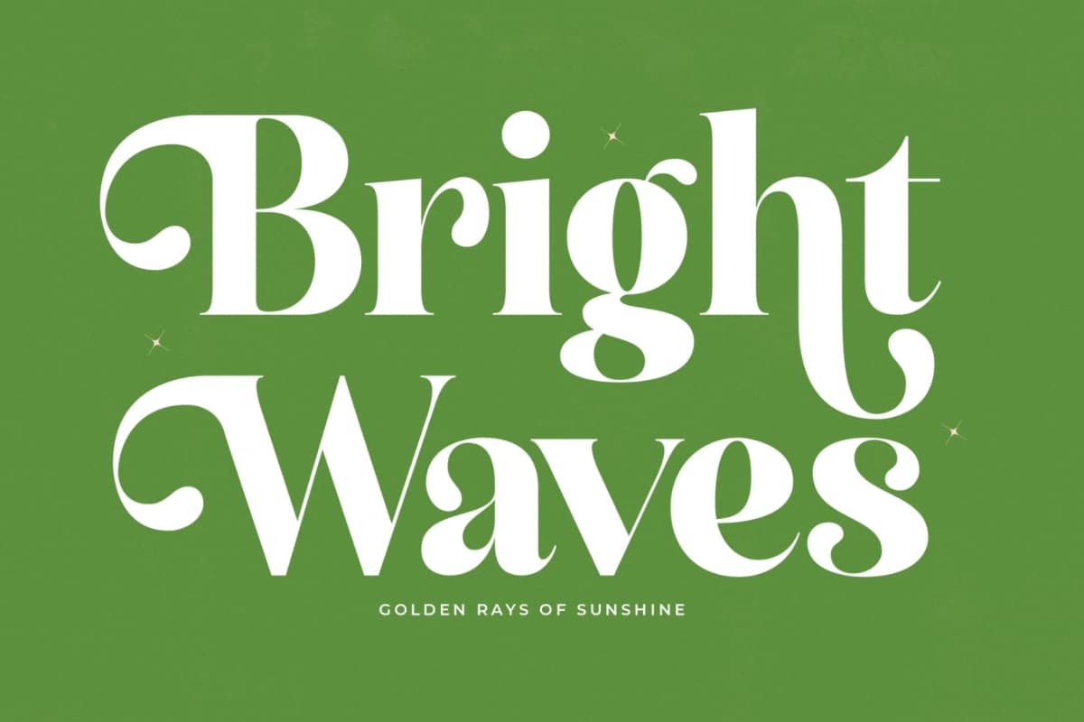 Manile Vintage - Modern Bold Serif font preview 9