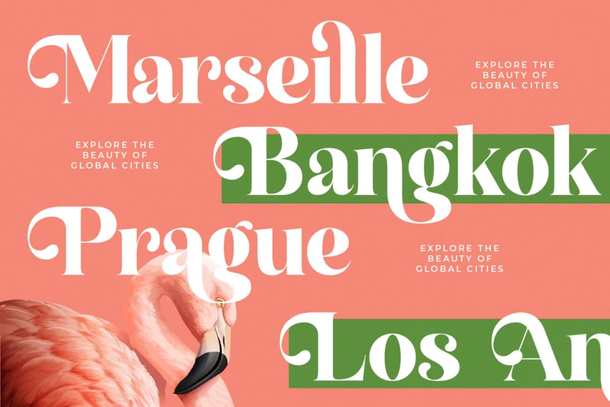 Manile Vintage - Modern Bold Serif font preview 12