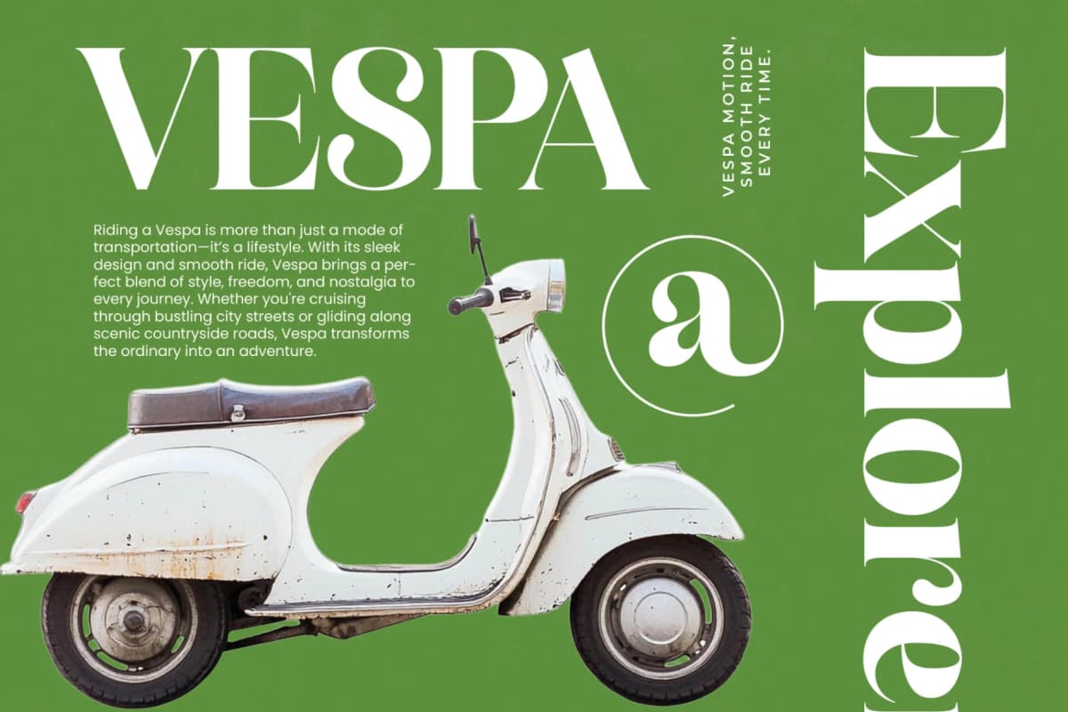 Manile Vintage - Modern Bold Serif font preview 17