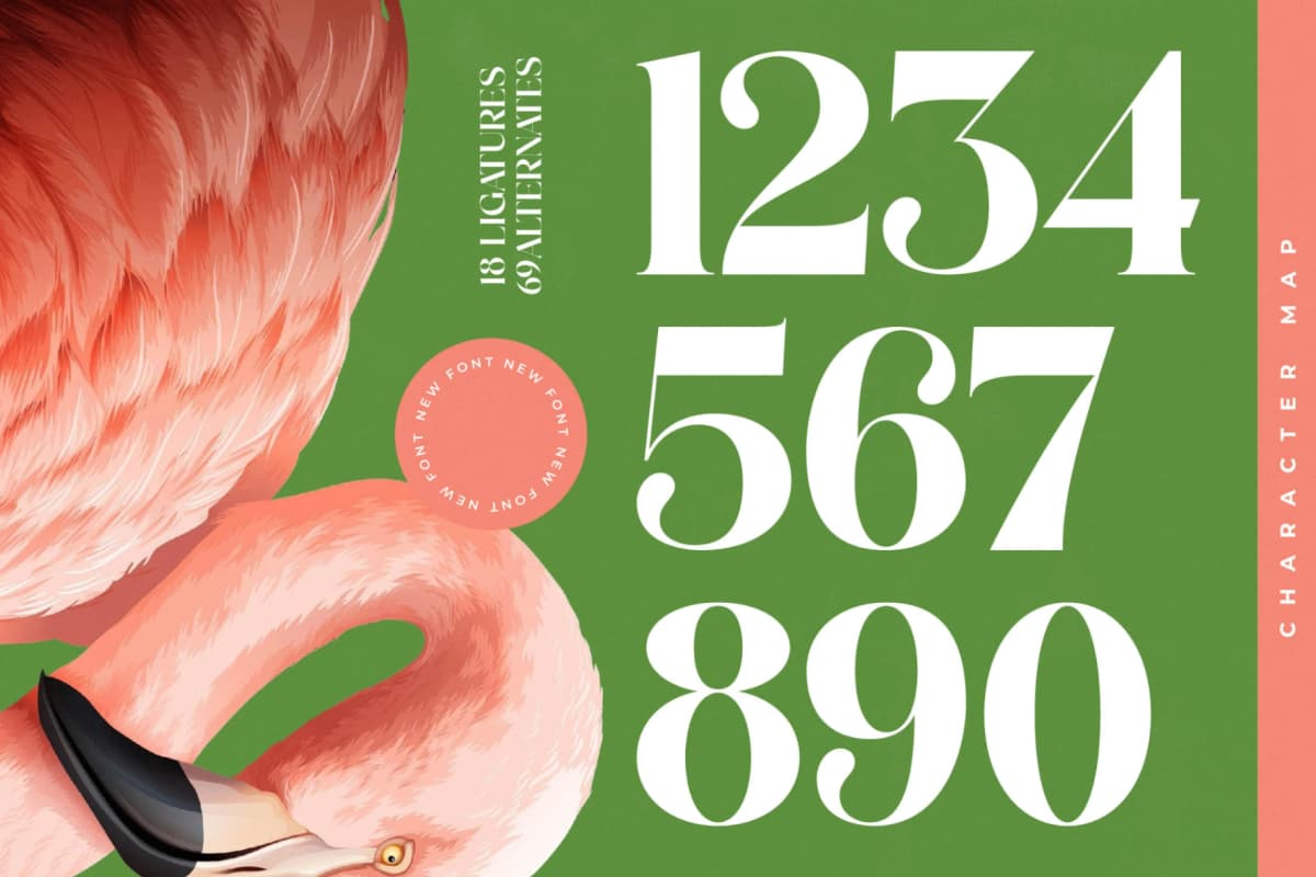 Manile Vintage - Modern Bold Serif font preview 14