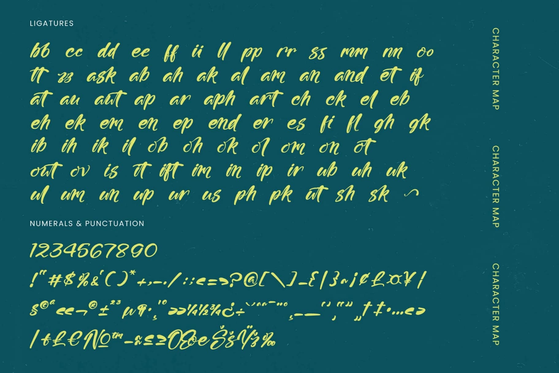 Preview 18 for Higten Wasted - Bold Handwritten Font