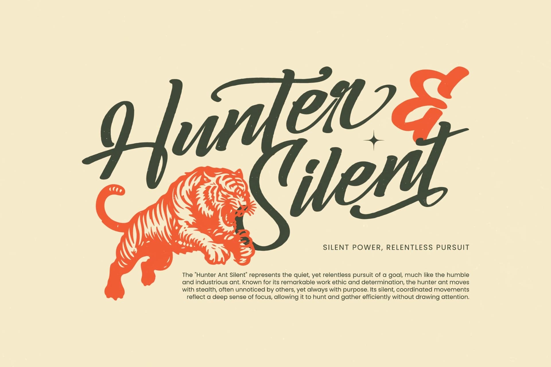 Preview 4 for Ginthyr - Bold Calligraphy Font