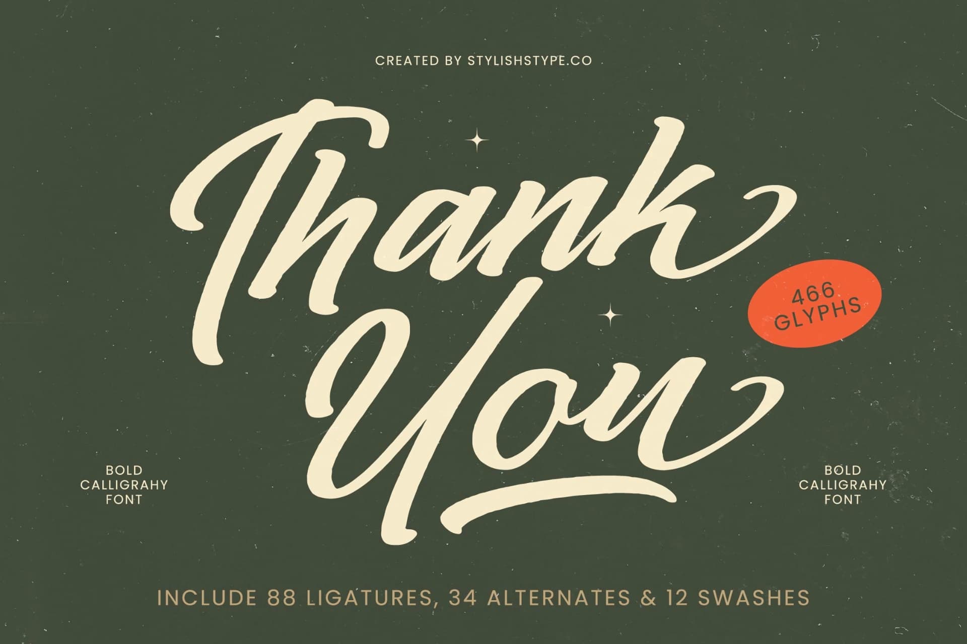 Preview 20 for Ginthyr - Bold Calligraphy Font