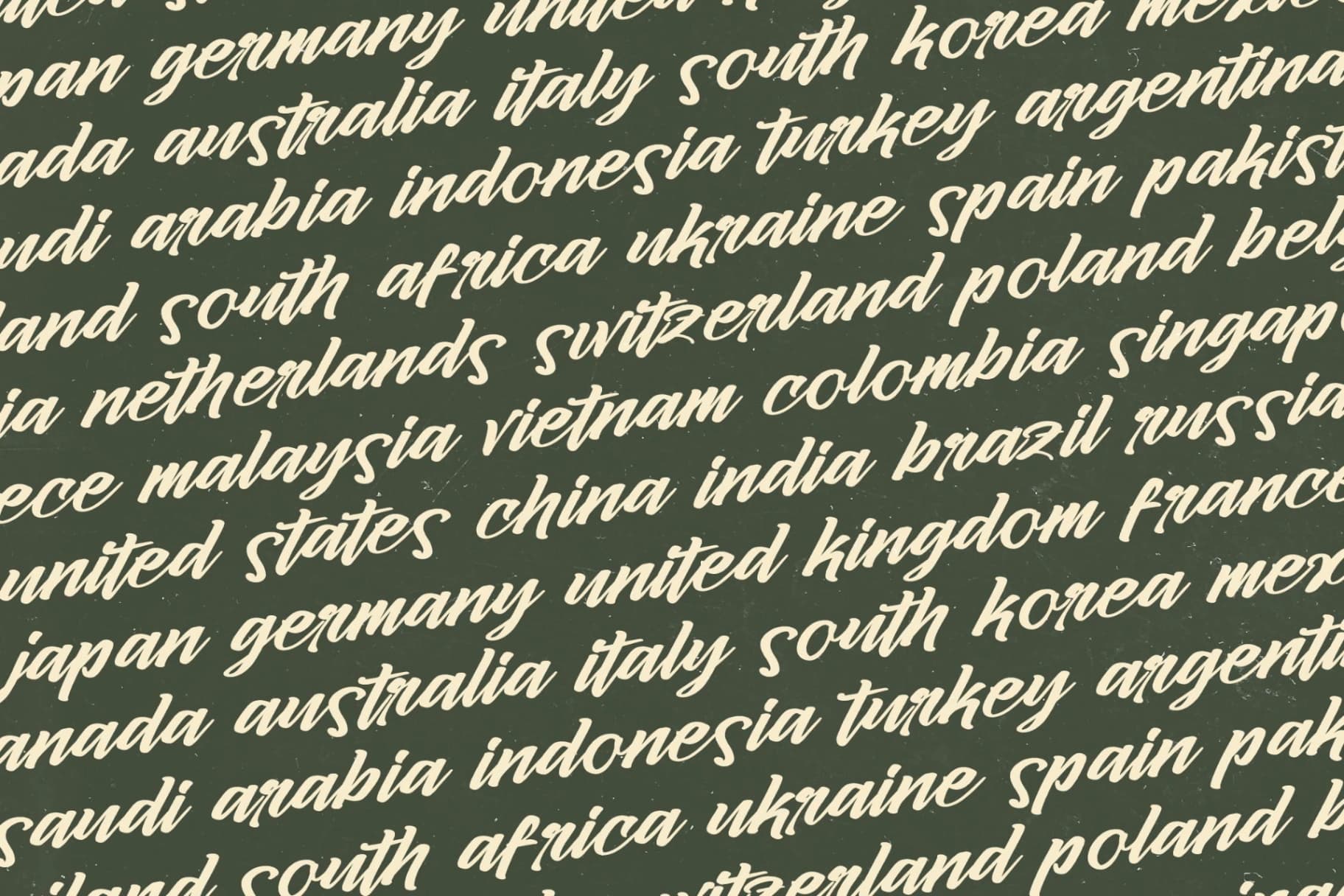 Preview 13 for Ginthyr - Bold Calligraphy Font