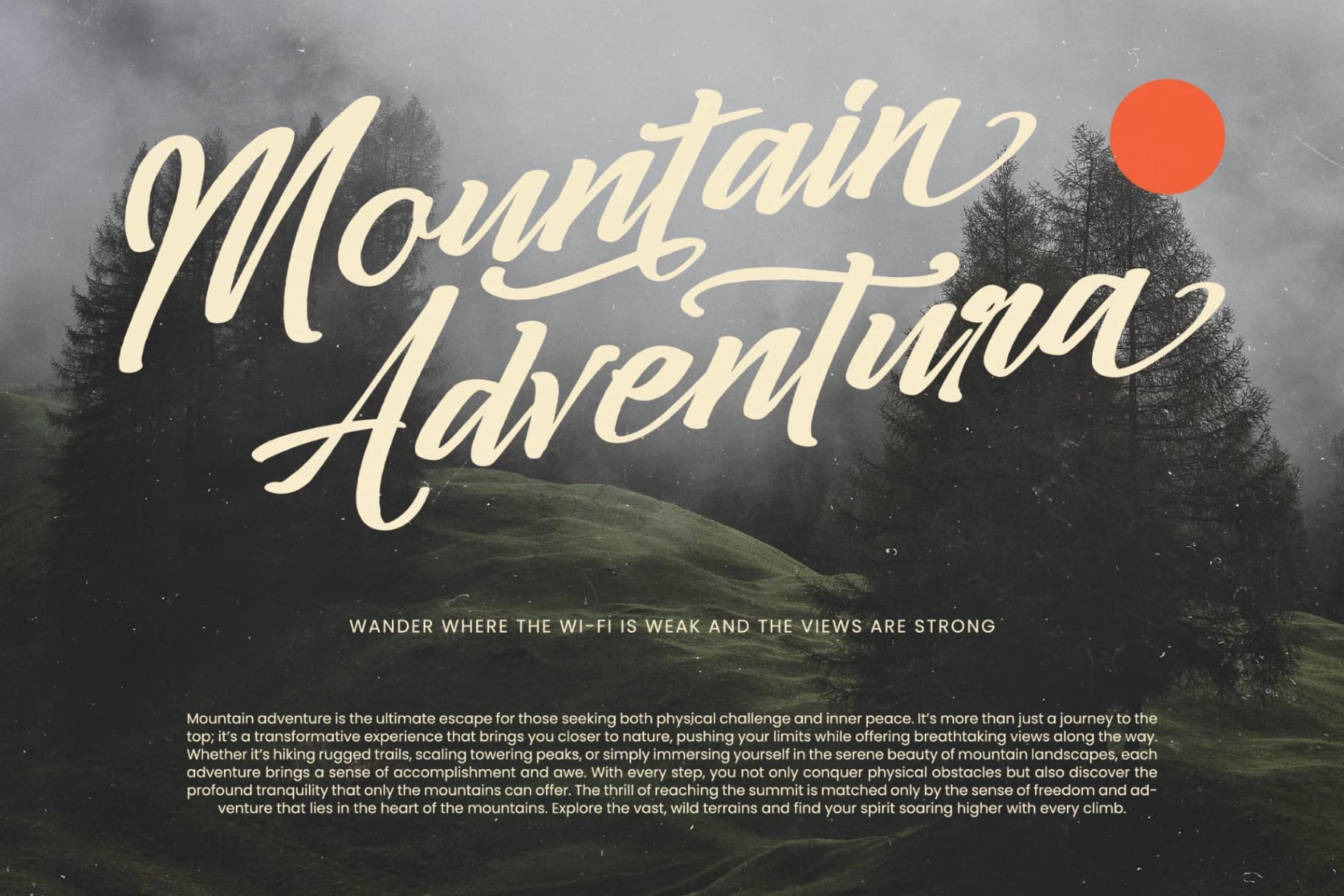 Preview 15 for Ginthyr - Bold Calligraphy Font
