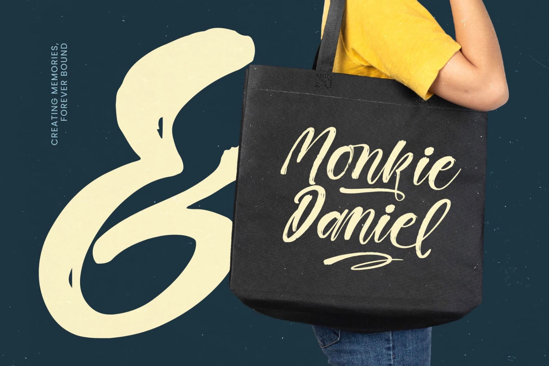 Preview 5 for Rekont Laughin - Bold Brush Font