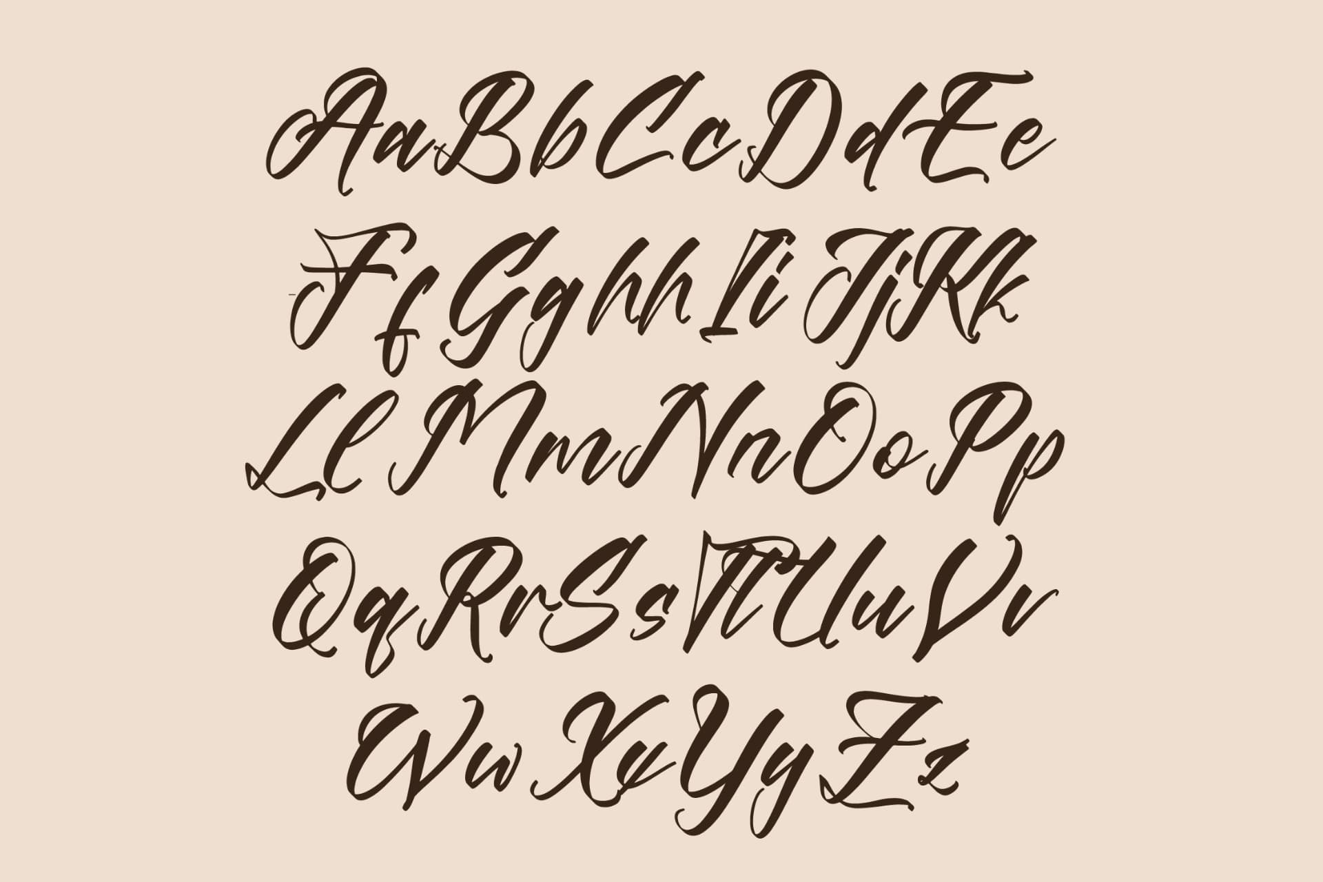Preview 16 for Players Climber - Modern Handwritten Font