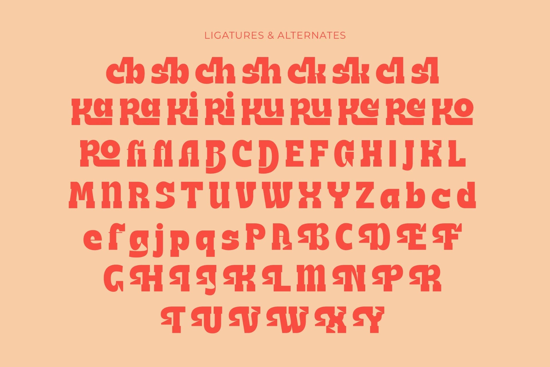 Preview 18 for Naska Rumbe - Bold Display Font