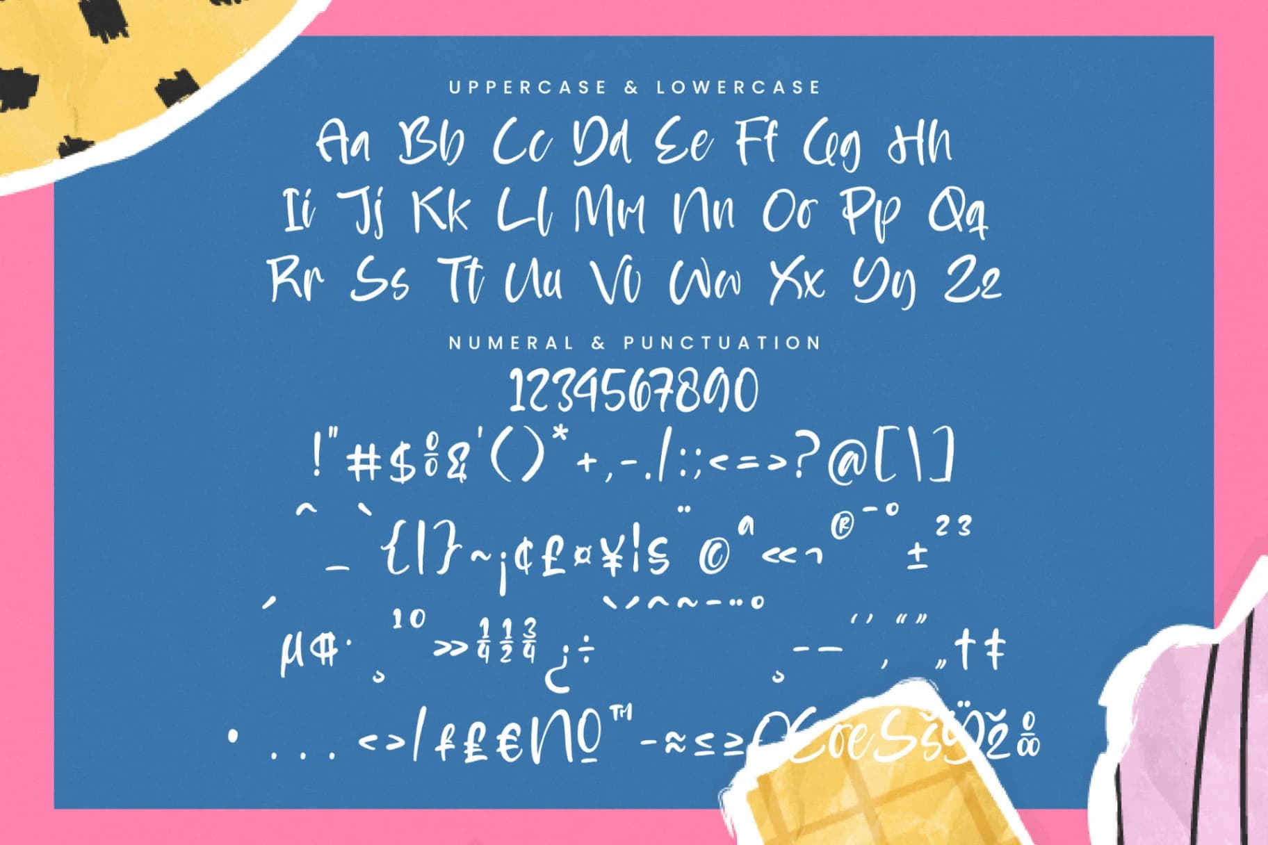 Preview 18 for Apricot Bubbles - Modern Handwritten Font