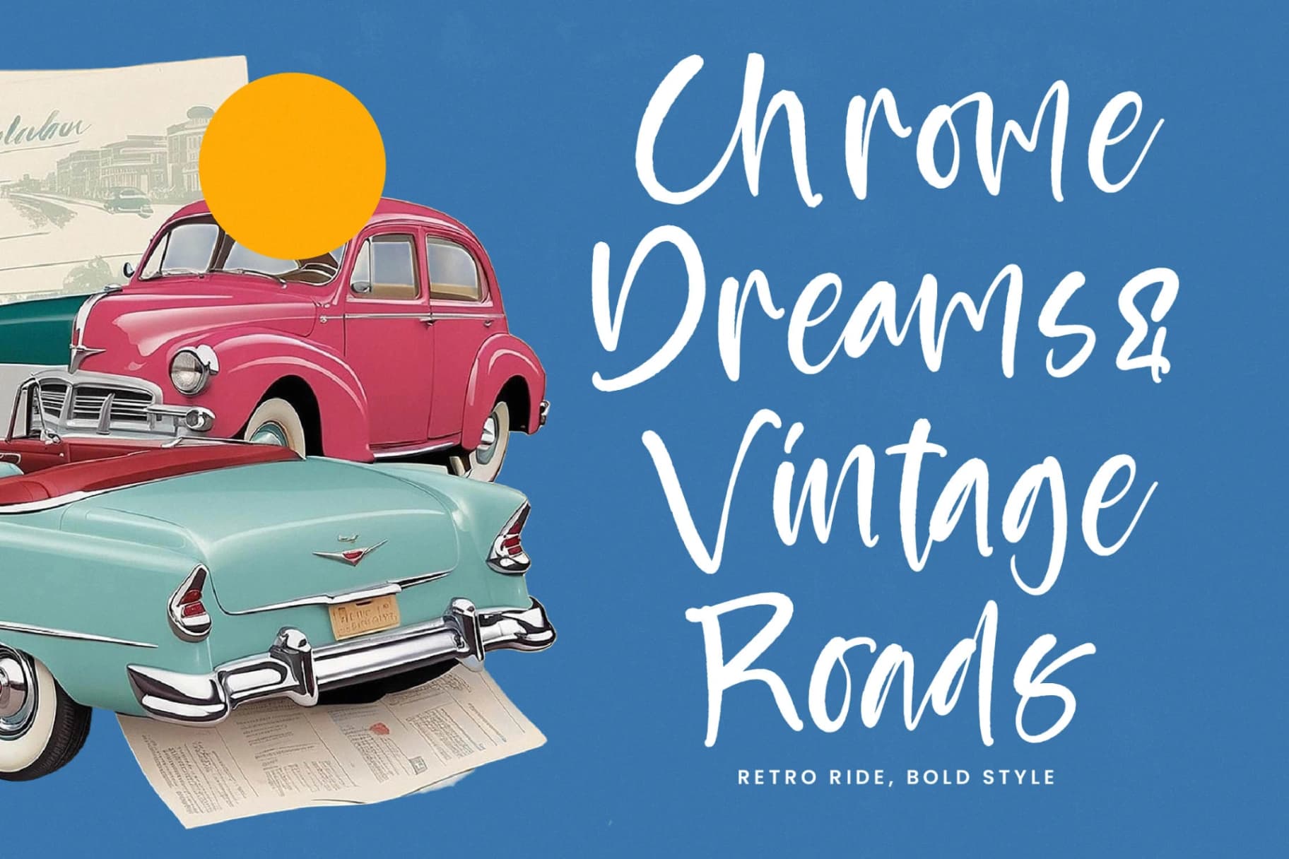 Preview 10 for Apricot Bubbles - Modern Handwritten Font