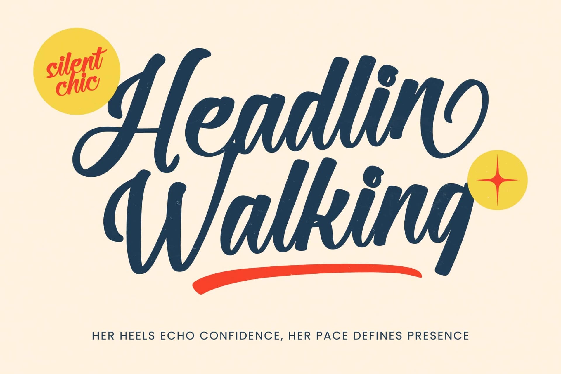 Preview 4 for Halfway Ferald - Bold Calligraphy Font