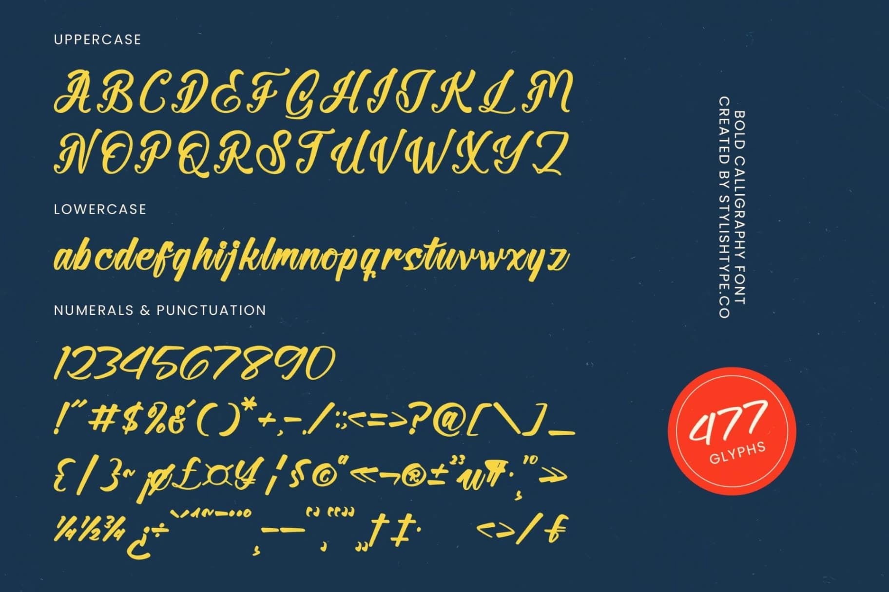 Preview 18 for Halfway Ferald - Bold Calligraphy Font
