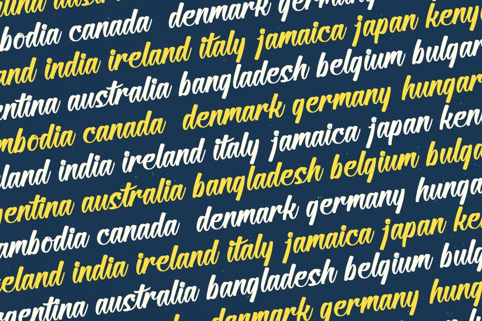Preview 12 for Halfway Ferald - Bold Calligraphy Font