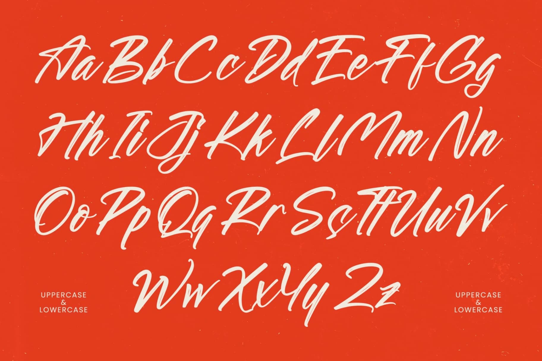 Preview 14 for Heyday Gustine - Modern Brush Font