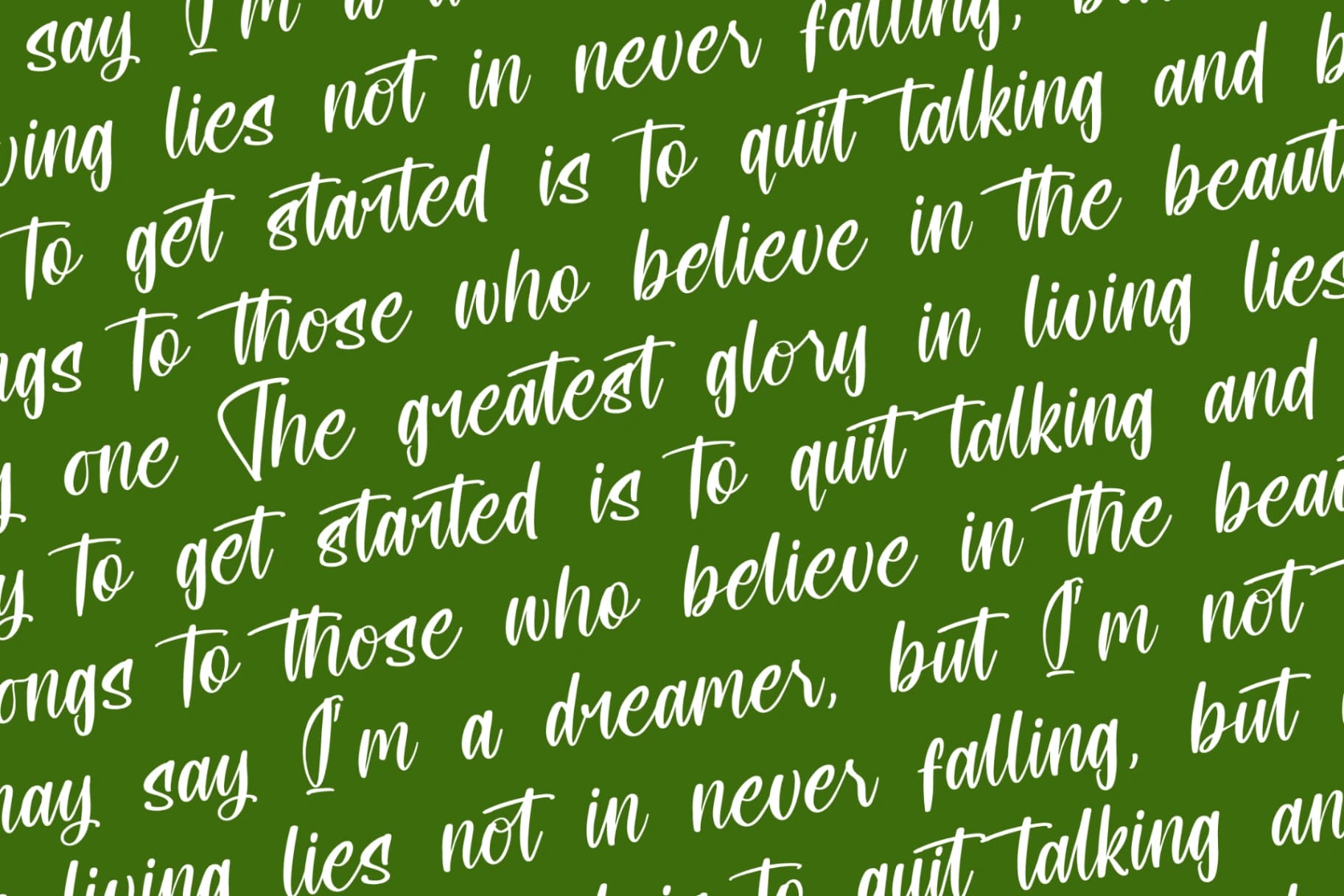 Preview 17 for Shothery Mistoph - Modern Handwritten Font
