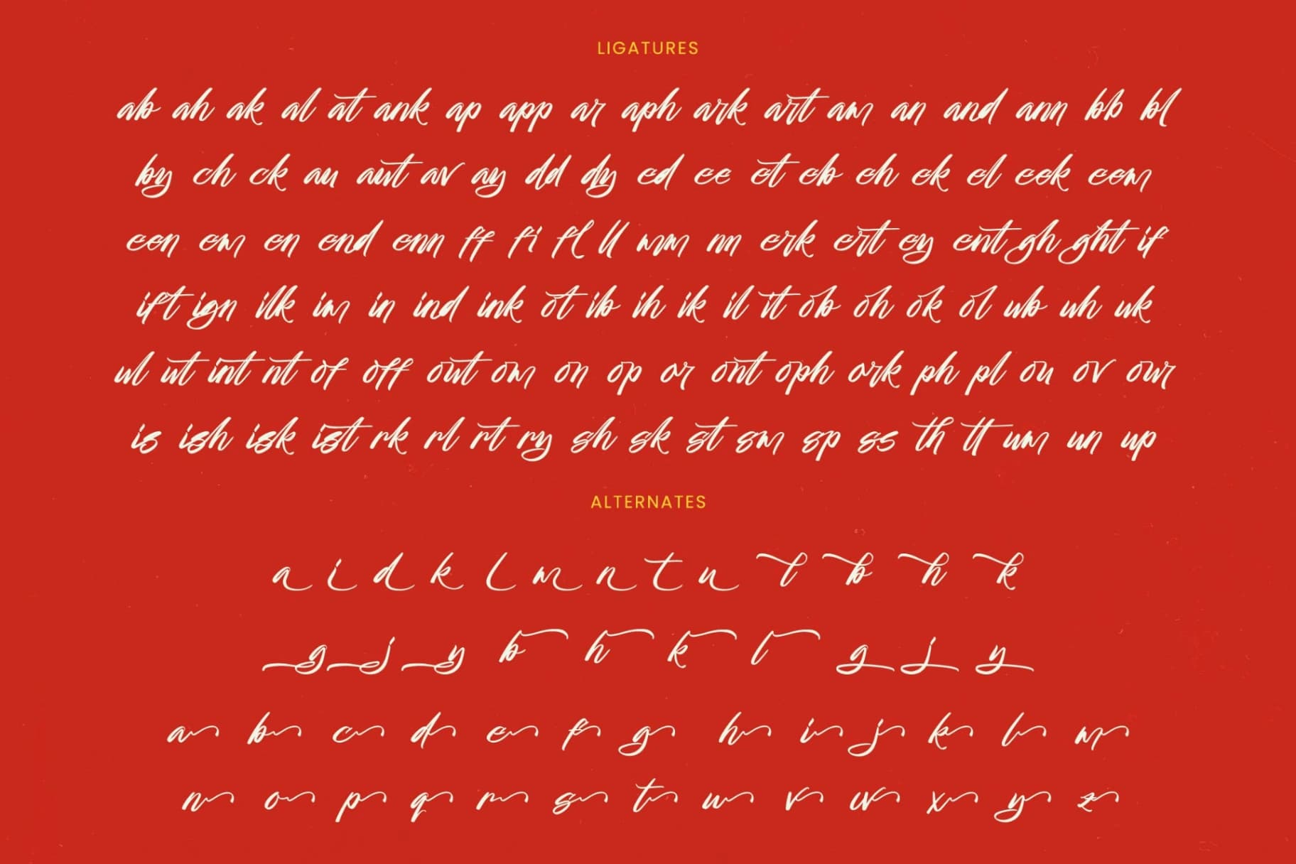 Preview 19 for Mhantik Studyla - Bold Brush Font