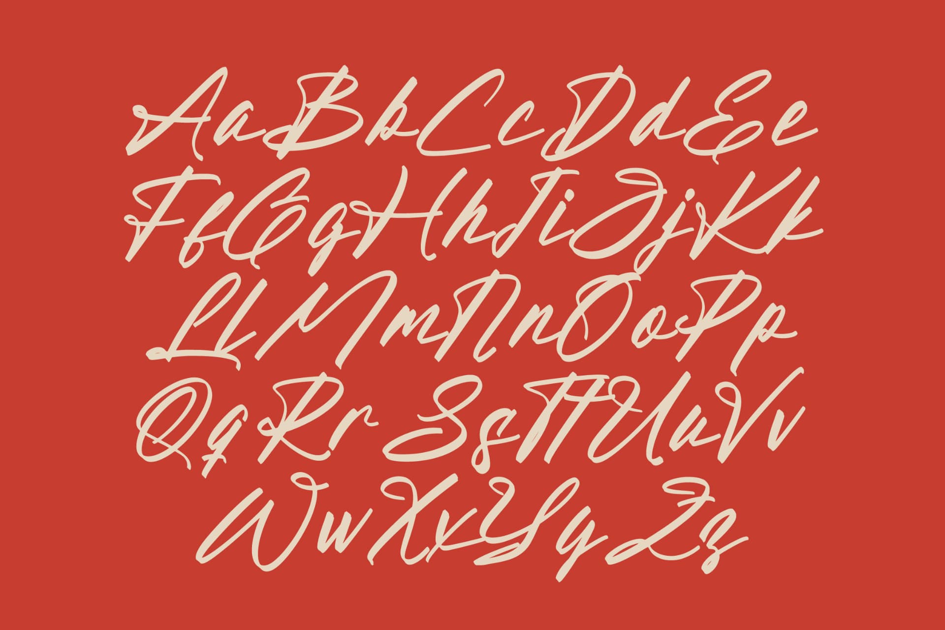 Preview 15 for Aleghtoz Mountain - Modern Script Font