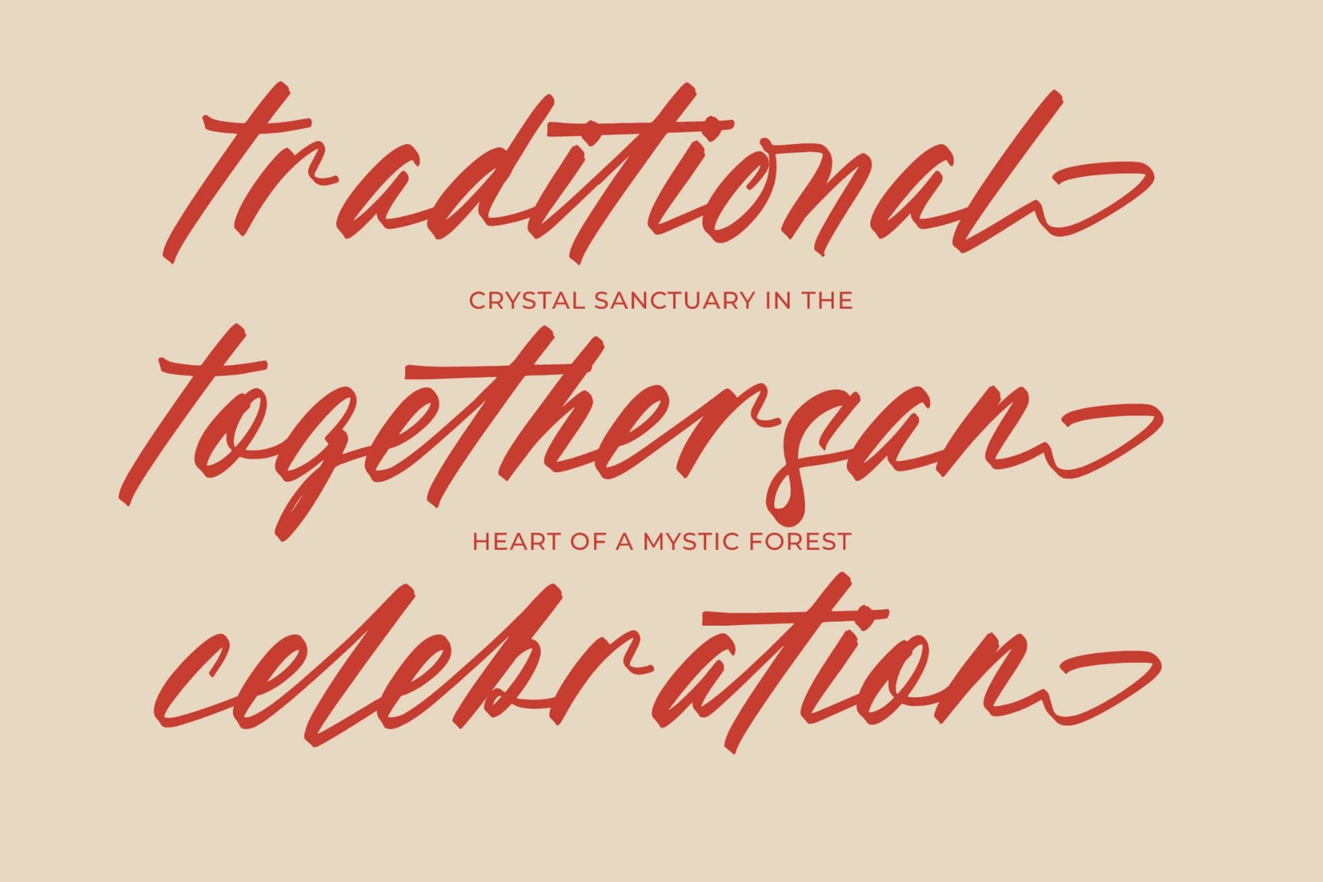 Preview 14 for Aleghtoz Mountain - Modern Script Font