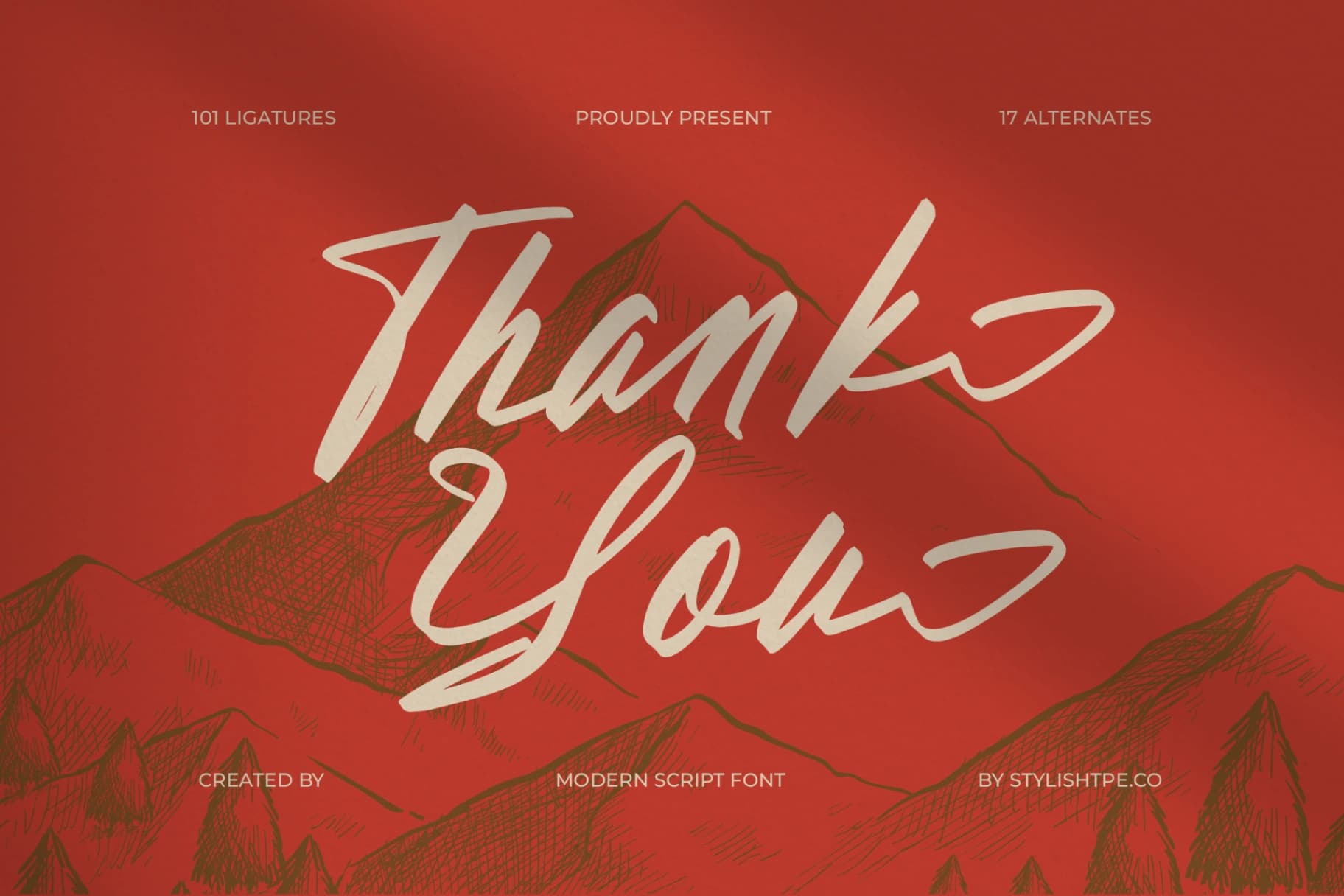 Preview 20 for Aleghtoz Mountain - Modern Script Font