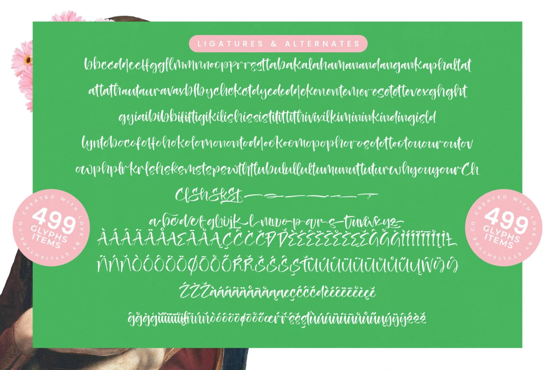 Preview 14 for Heights Asterick - Modern Handwritten Font