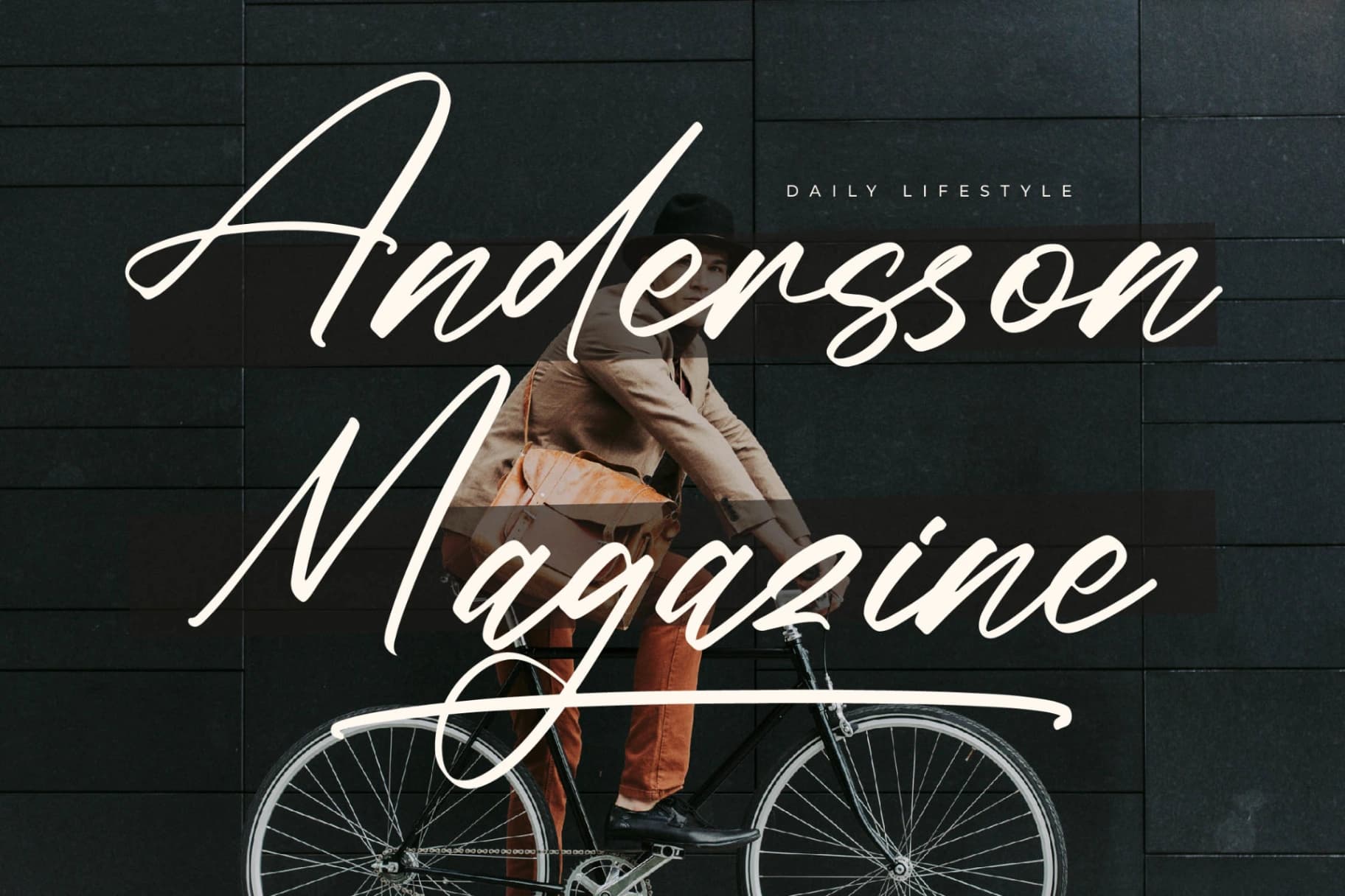 Preview 6 for Preston Smith – Modern Handwritten Font