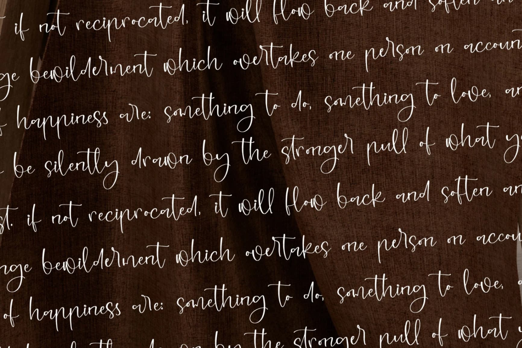 Preview 9 for Silhuettes Girlstar – Handwritten Font