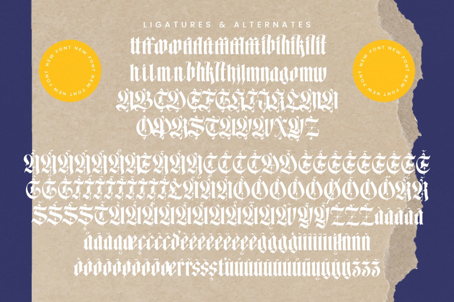 Preview 18 for Mooltens - Blackletter Font