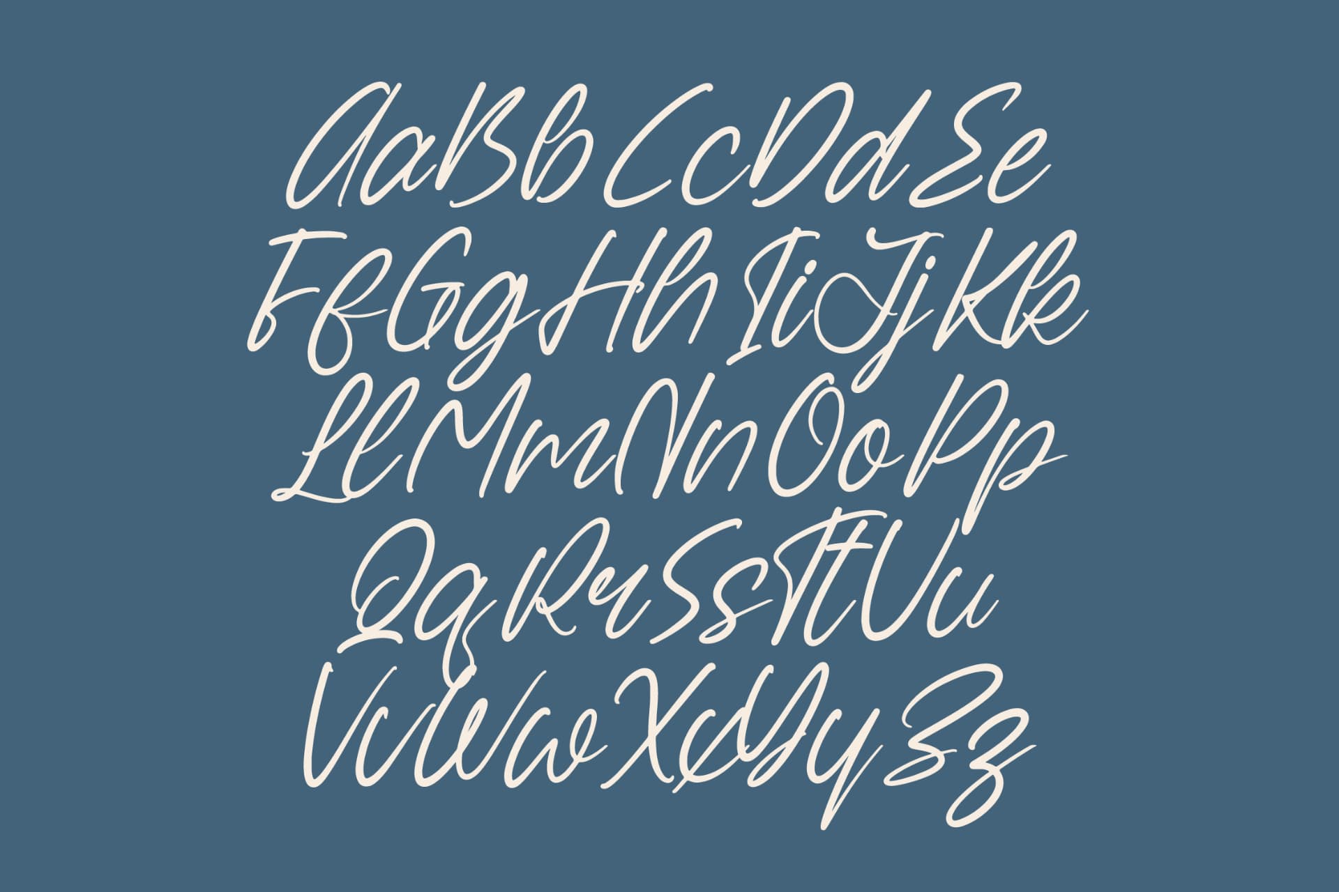 Preview 14 for Bugley Yarkest – Aesthetic Handwritten Font