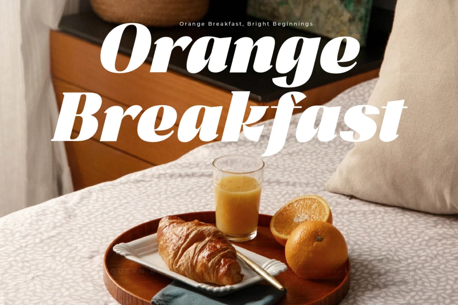 Preview 3 for Misflen Radio – Modern Bold Serif Font
