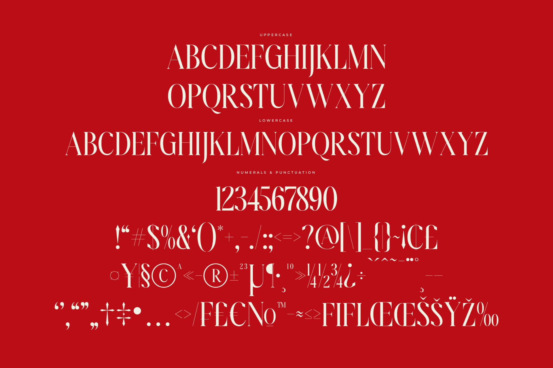 Preview 13 for Amodhev – Modern Serif Font
