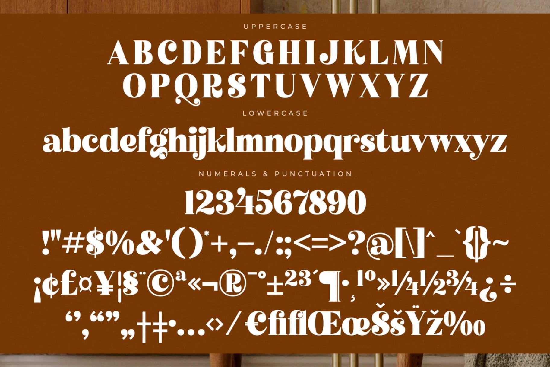 Preview 13 for Atlantis Famingo – Retro Serif Font