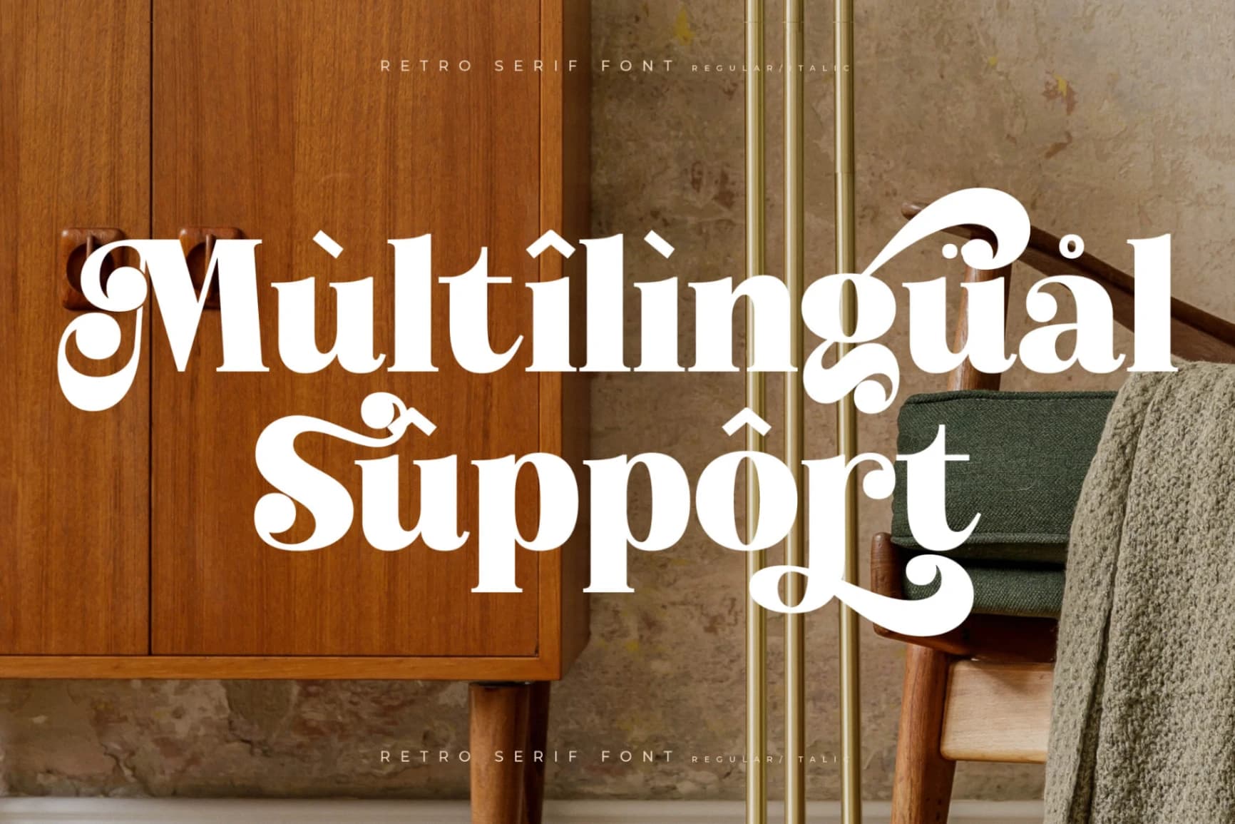 Preview 12 for Atlantis Famingo – Retro Serif Font