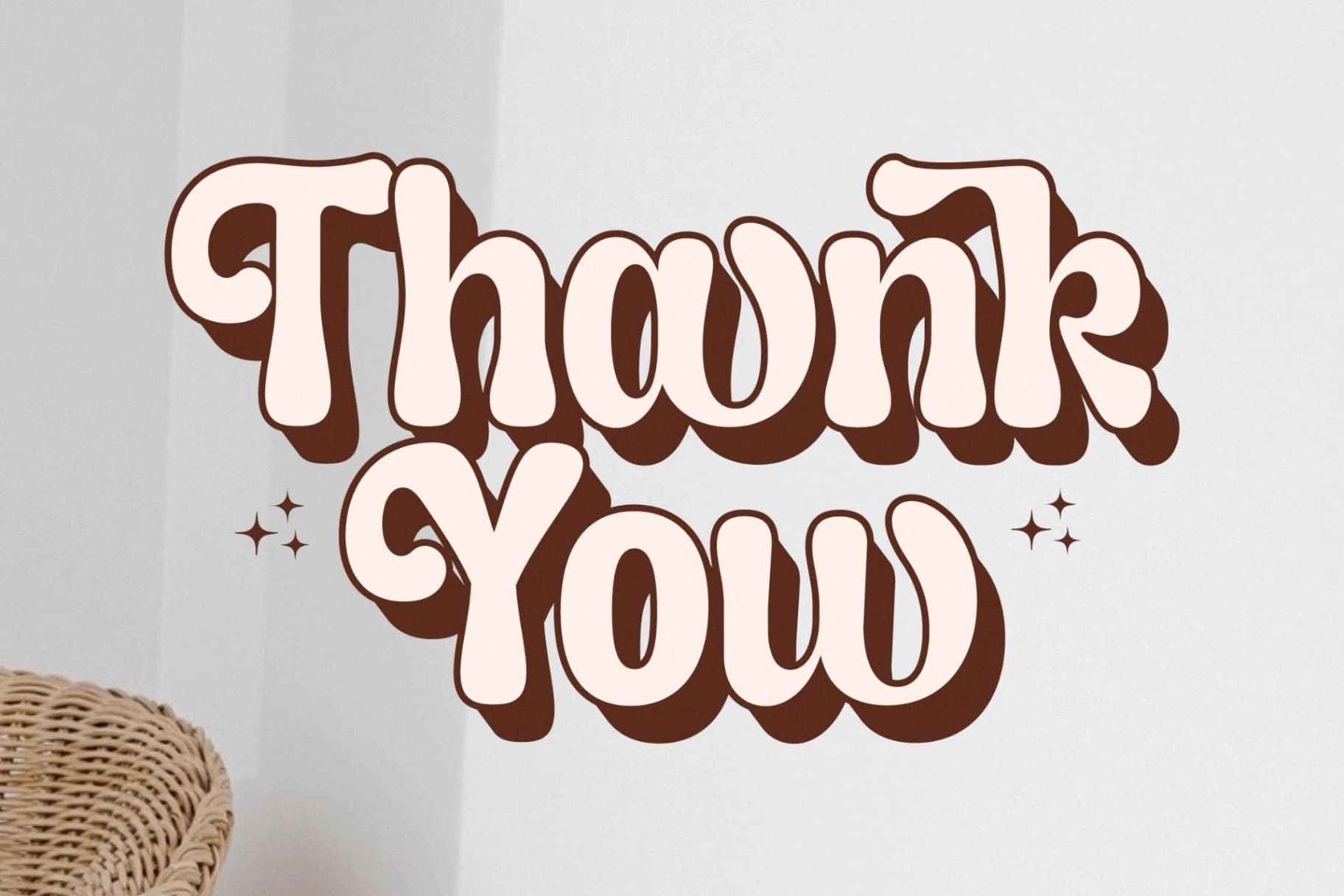 Preview 15 for Asterah Quirkyn – Chunky Groovy Font