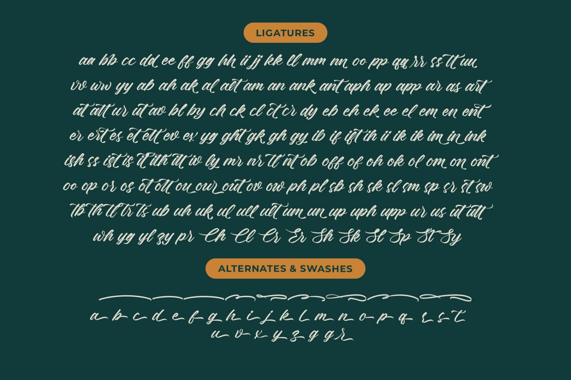 Preview 19 for Rustical Banley – Modern Script Font