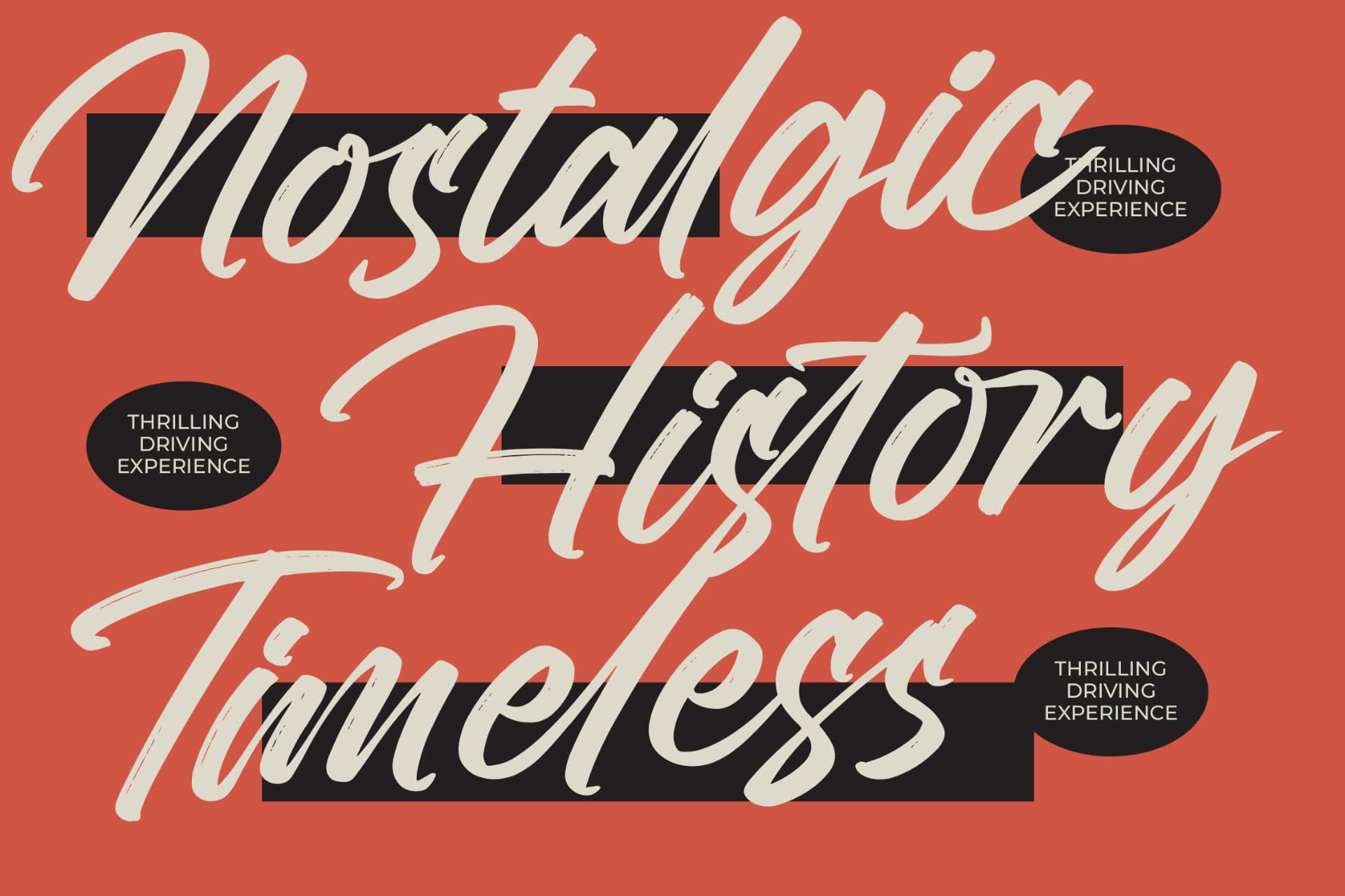 Preview 6 for Vintage Bilbesto - Modern Brush Font