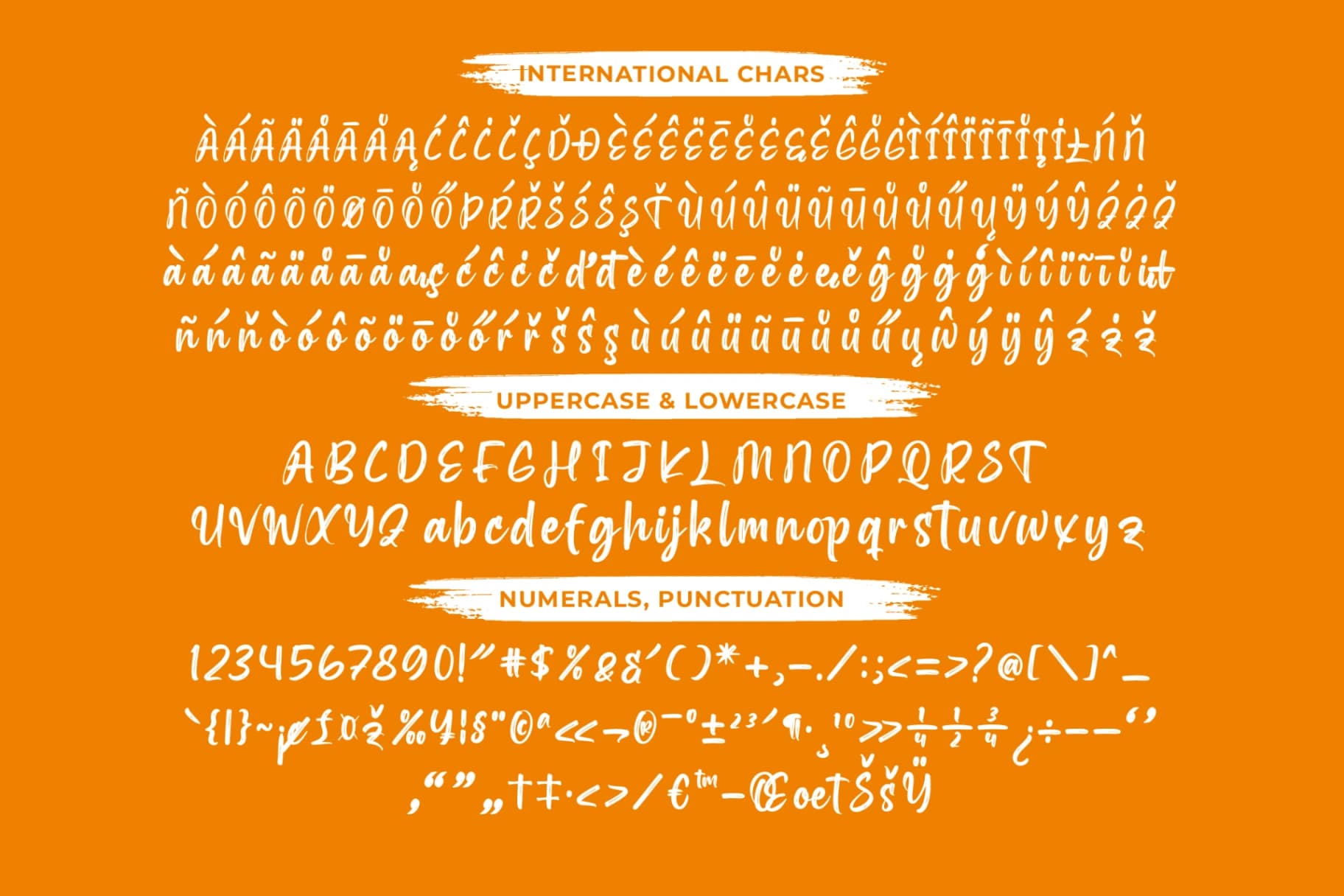 Preview 18 for Interest Explore - Modern Brush Font