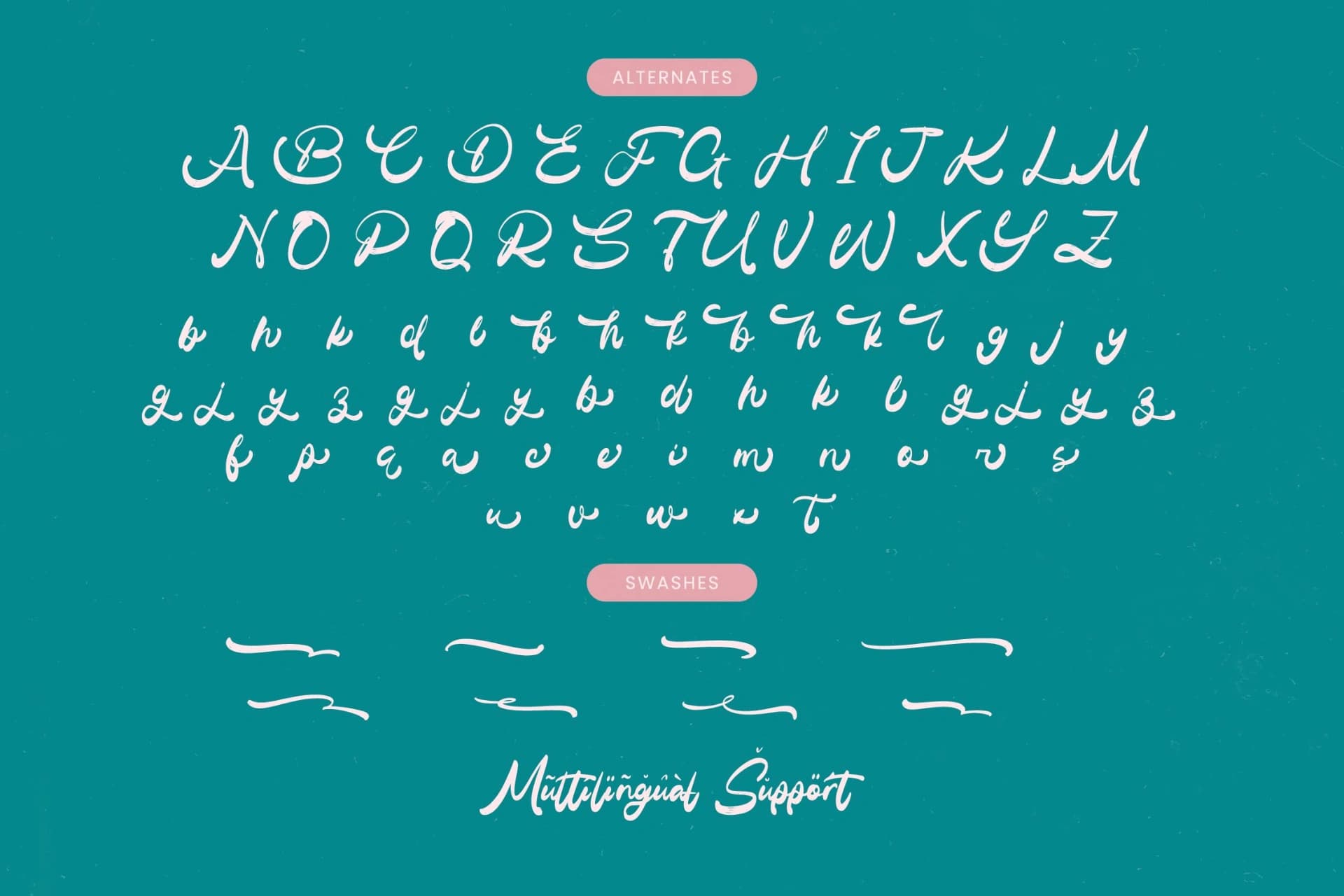 Preview 19 for Gelmake Clencha - Bold Calligraphy Font