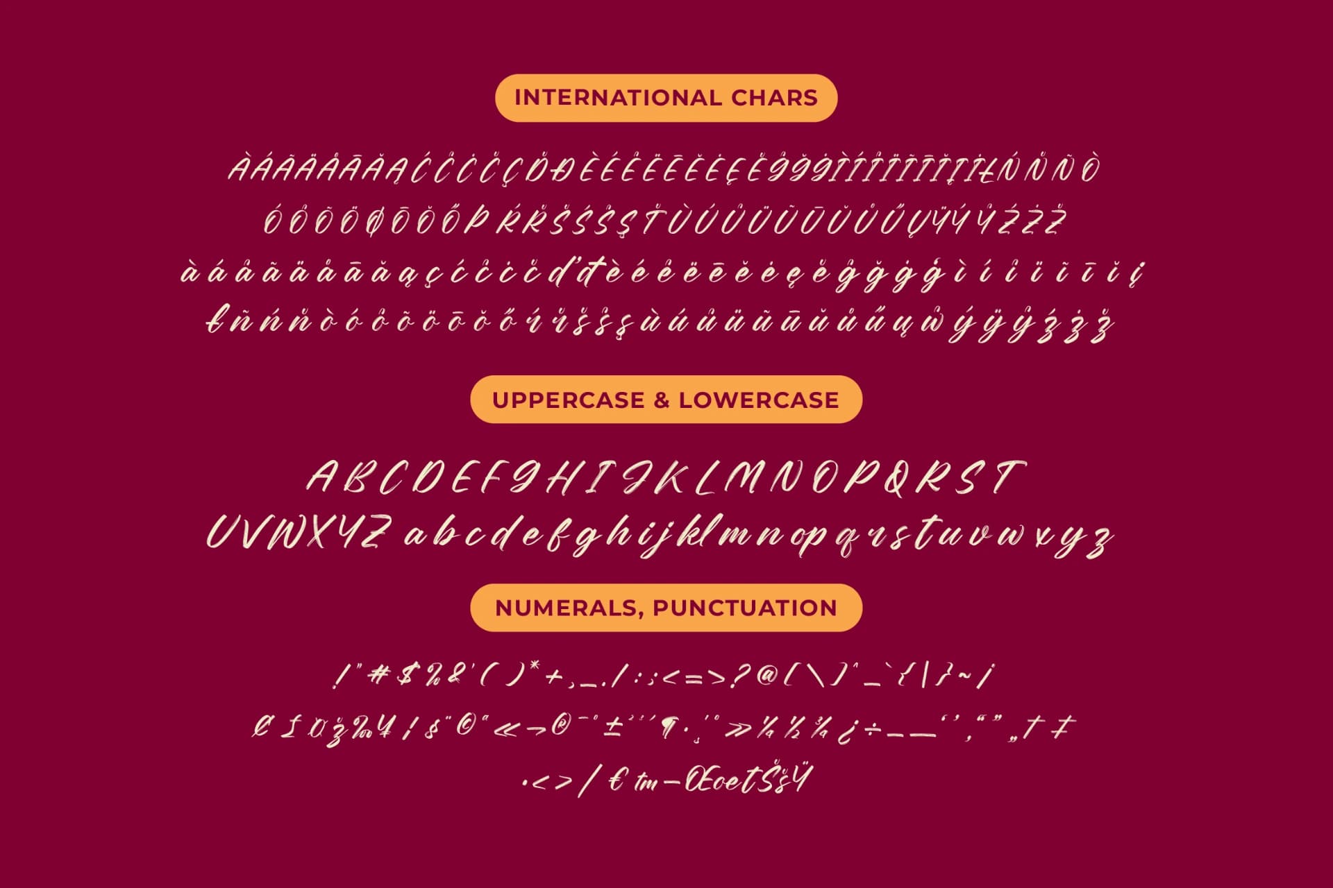 Preview 18 for Nesthan Brother - Modern Brush Font
