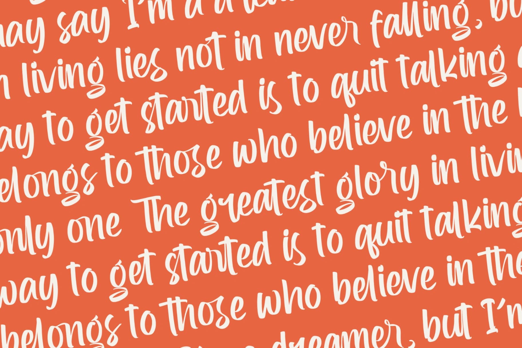 Preview 17 for Kaplery Sparkle - Bold Handwritten Font