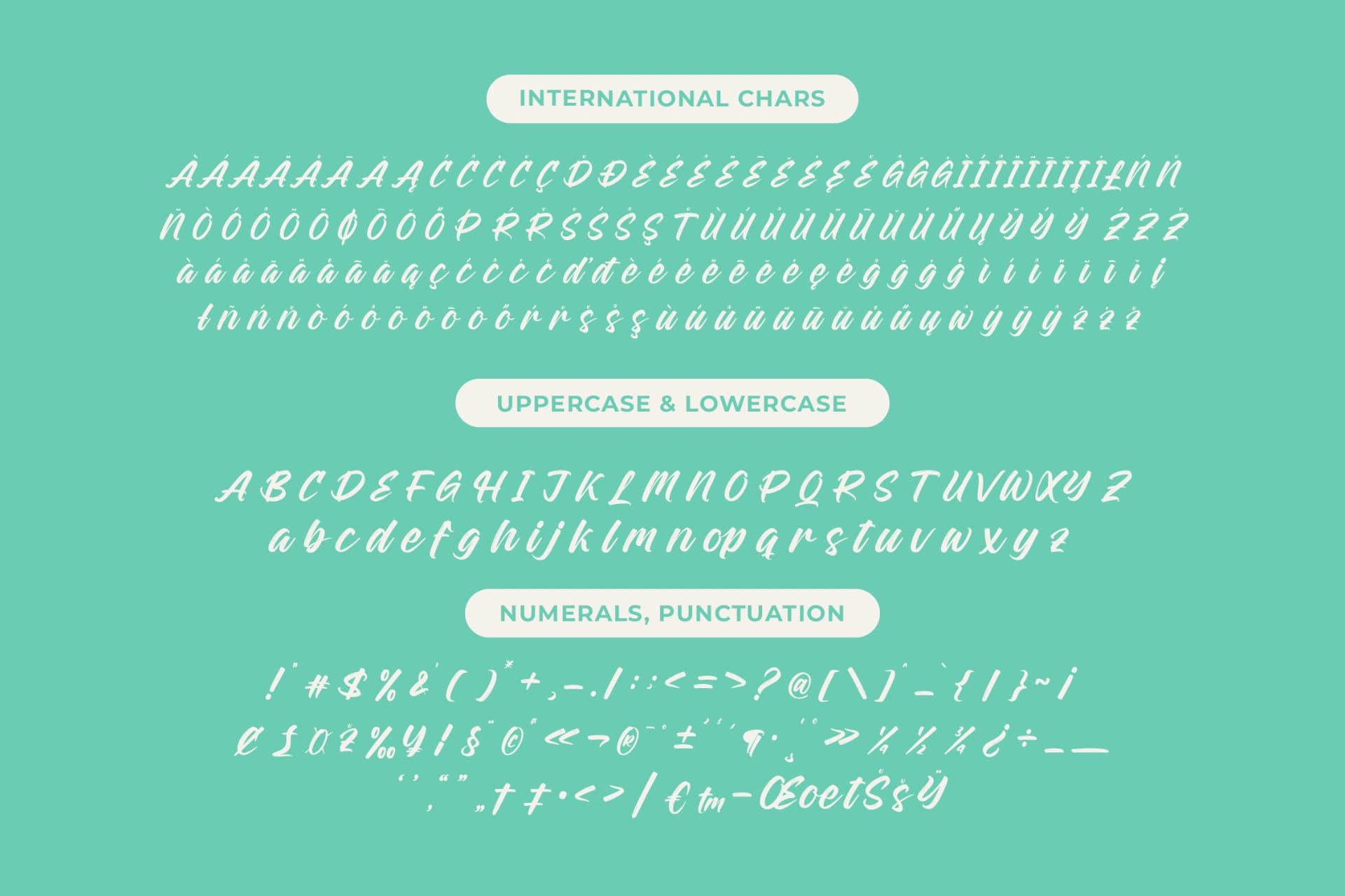 Preview 18 for Rough Streak - Bold Brush Font