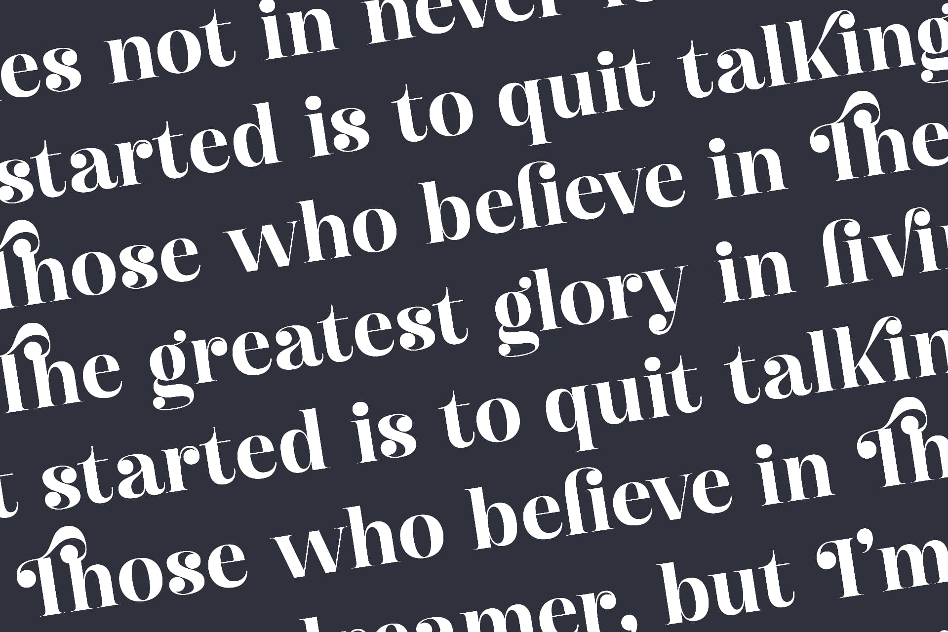 Preview 10 for Giglik Merkia - Elegant Serif Bold Font