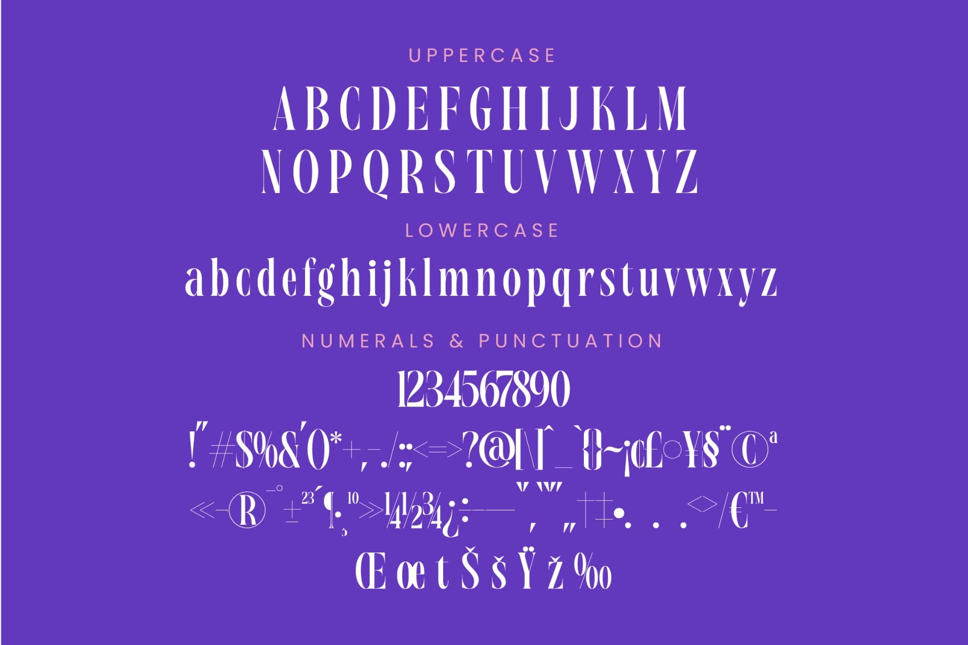 Preview 13 for Magrefin - Modern Display Font