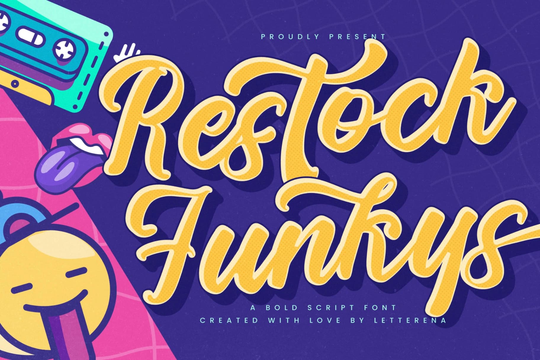 Preview 1 for Restock Funkys – Bold Script Font