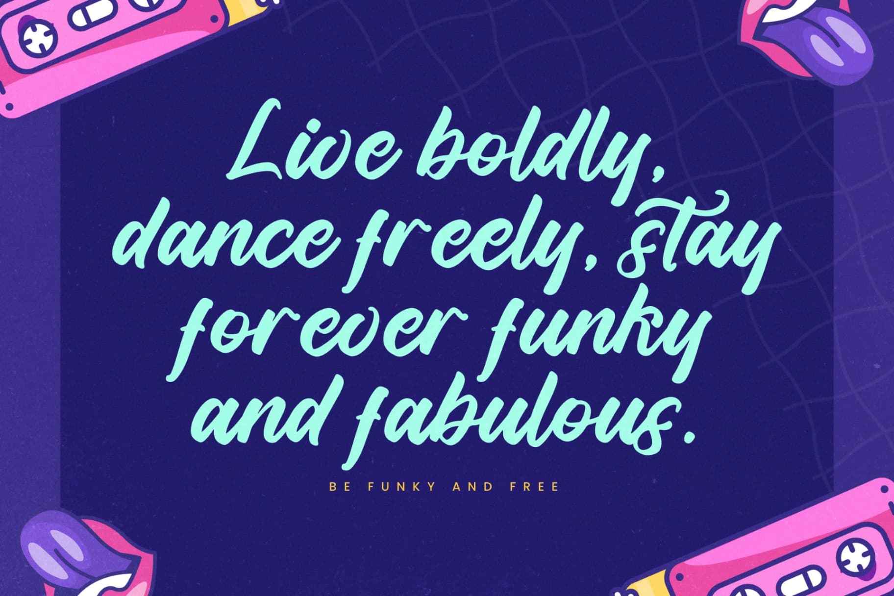 Preview 5 for Restock Funkys – Bold Script Font