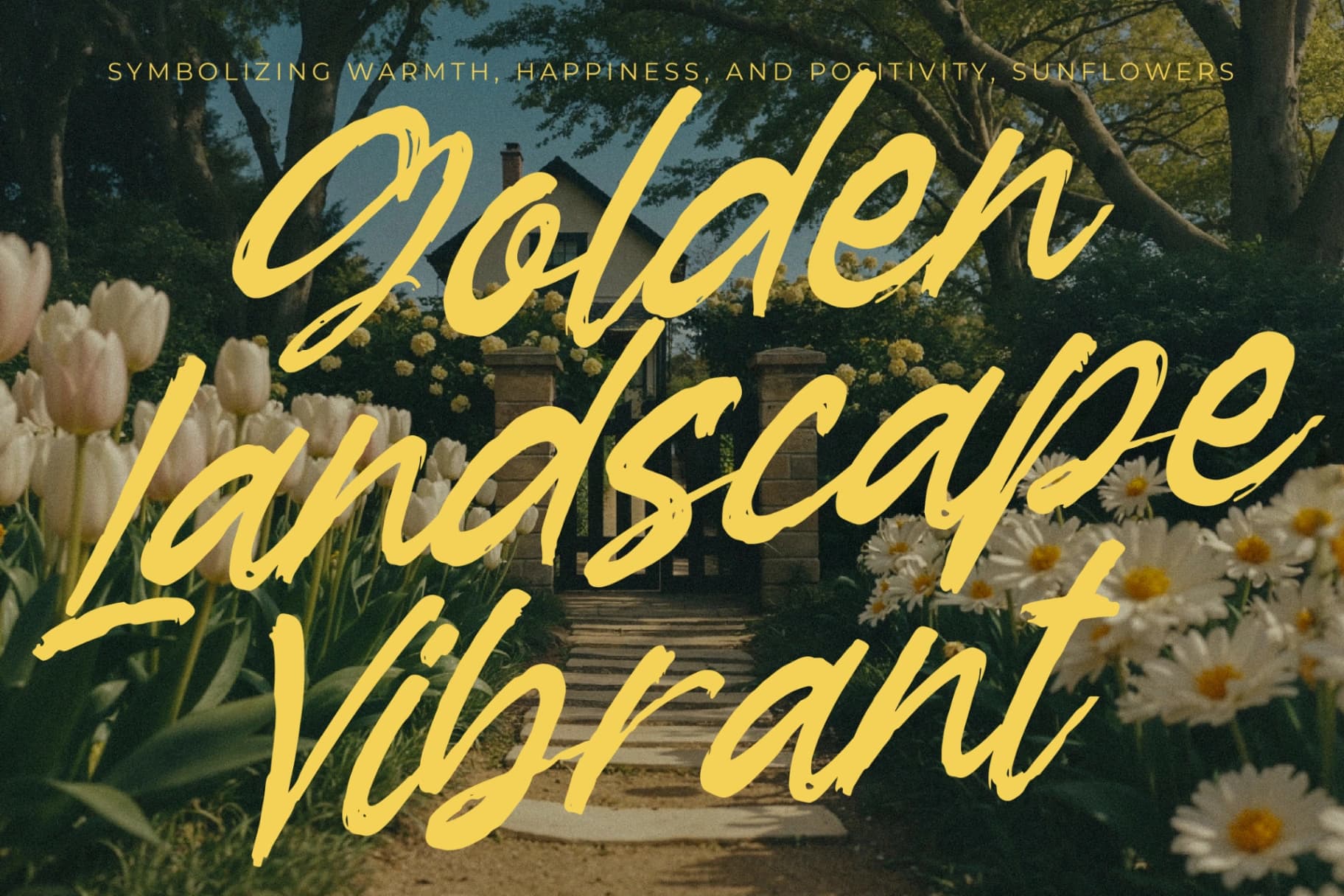 Preview 7 for Garden Solland – Bold Handwritten Font
