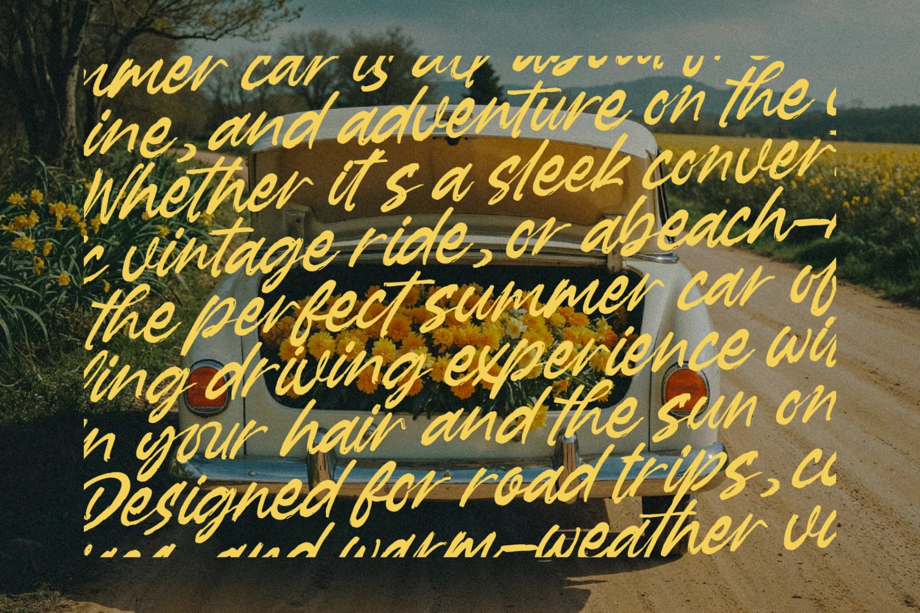 Preview 9 for Garden Solland – Bold Handwritten Font